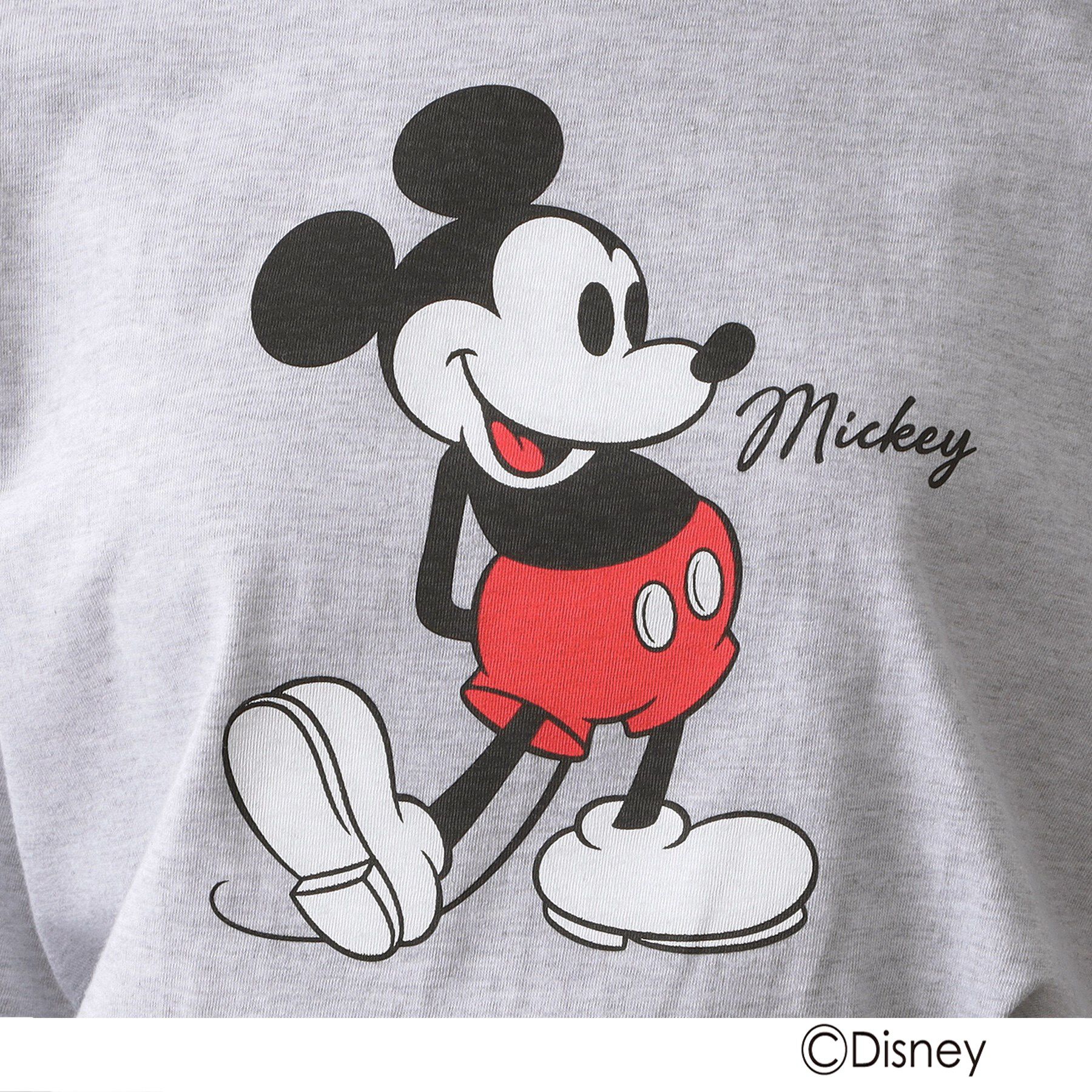 OPAQUE.CLIP「【Mickey Mouse】プリントロングTシャツ」|Tシャツ・カットソー|
