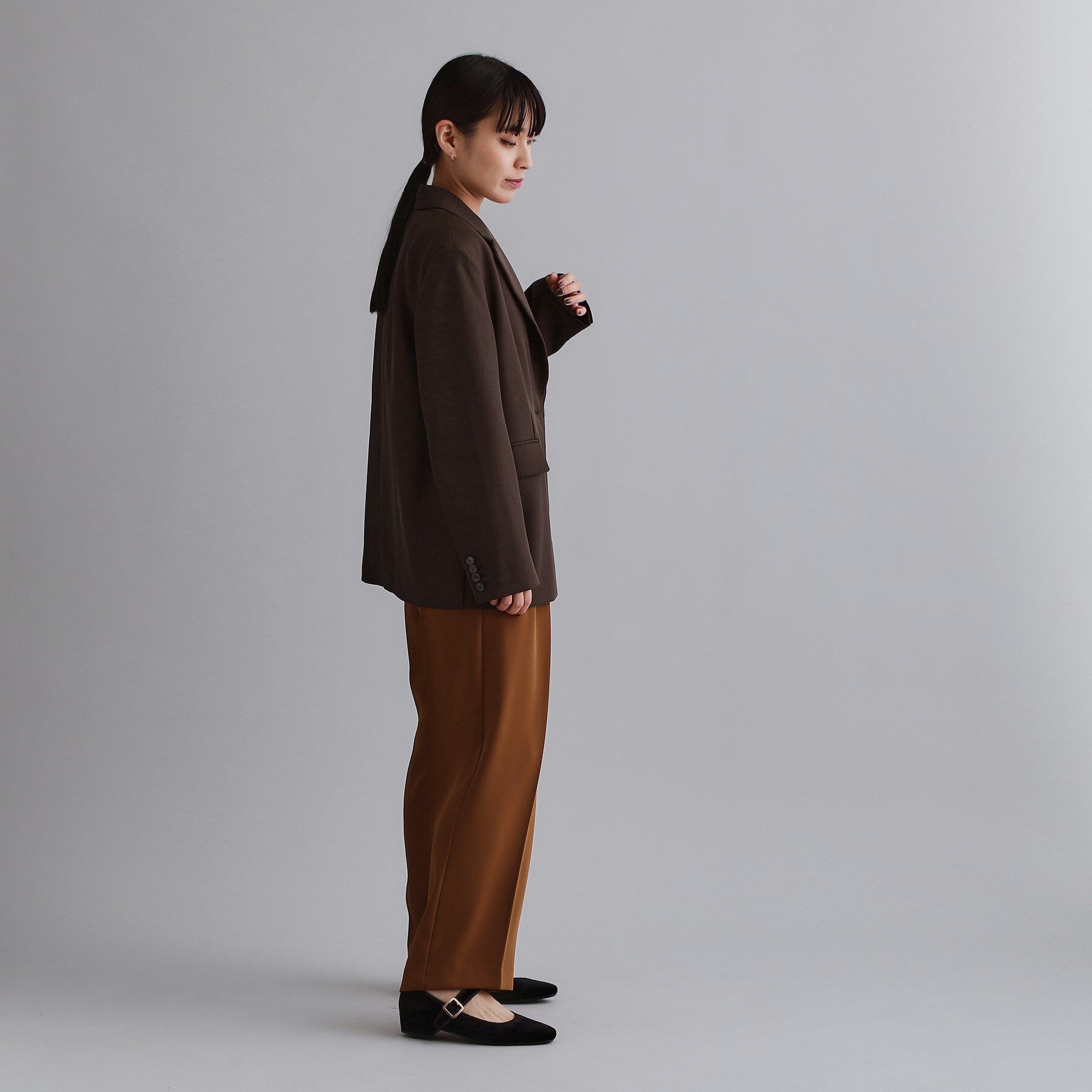 OPAQUE.CLIP「【es】ビッグテーラードジャケット【UVケア/洗濯機OK】」|テーラードジャケット|