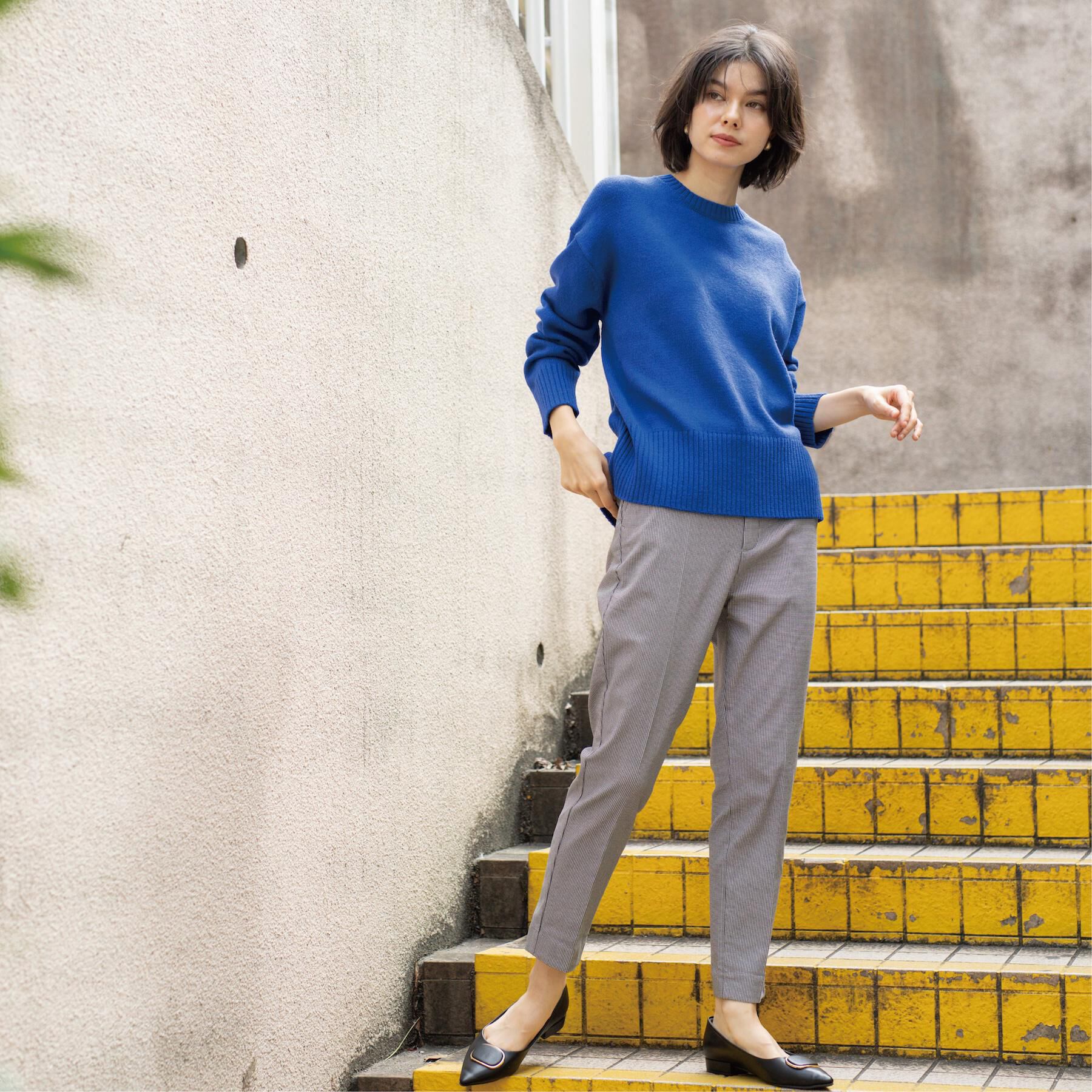 OPAQUE.CLIP「裏起毛ハイストレッチイージーテーパードパンツ【洗濯機OK】」|その他|