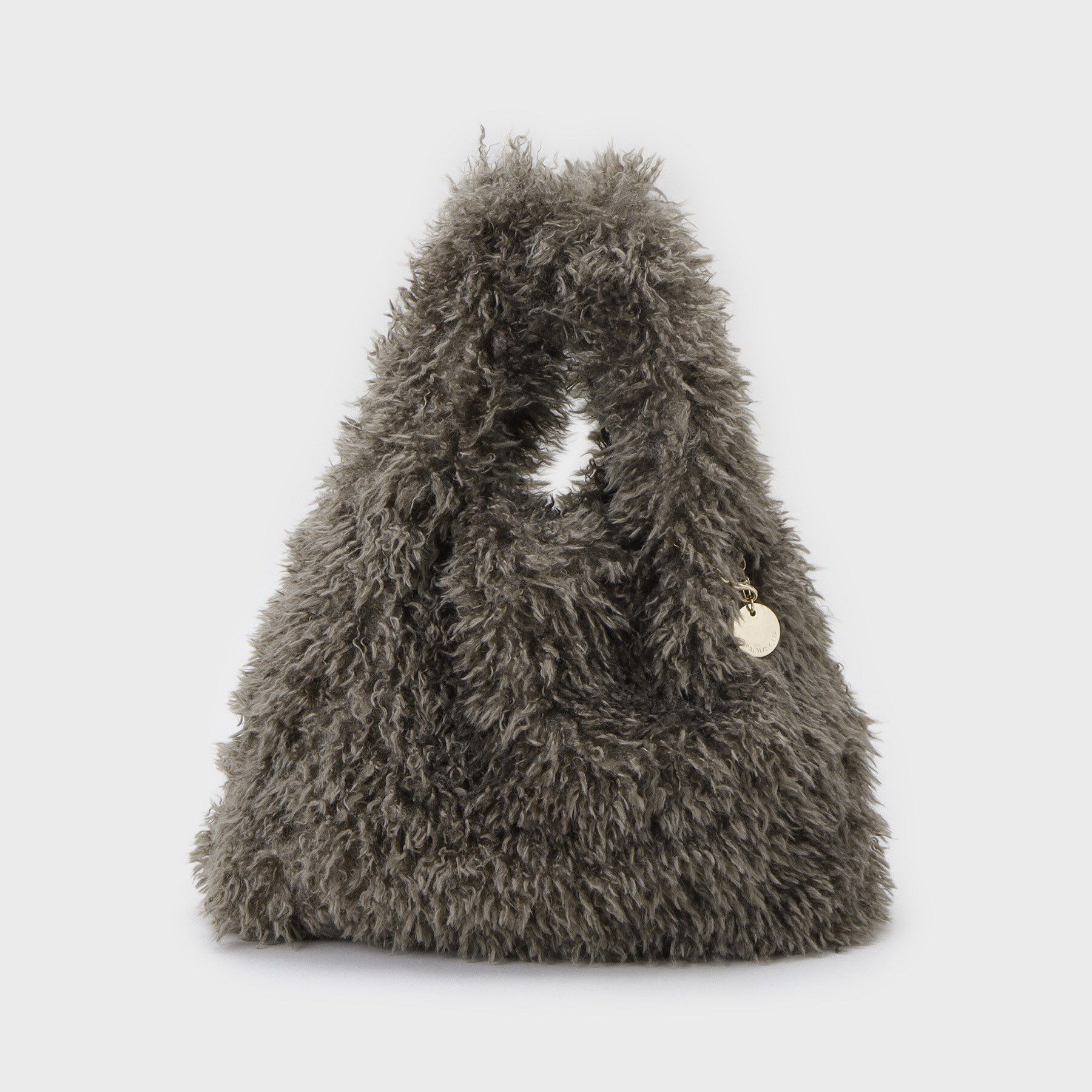 OPAQUE.CLIP「ラム風フェイクファーハンドバッグ」|ハンドバッグ|