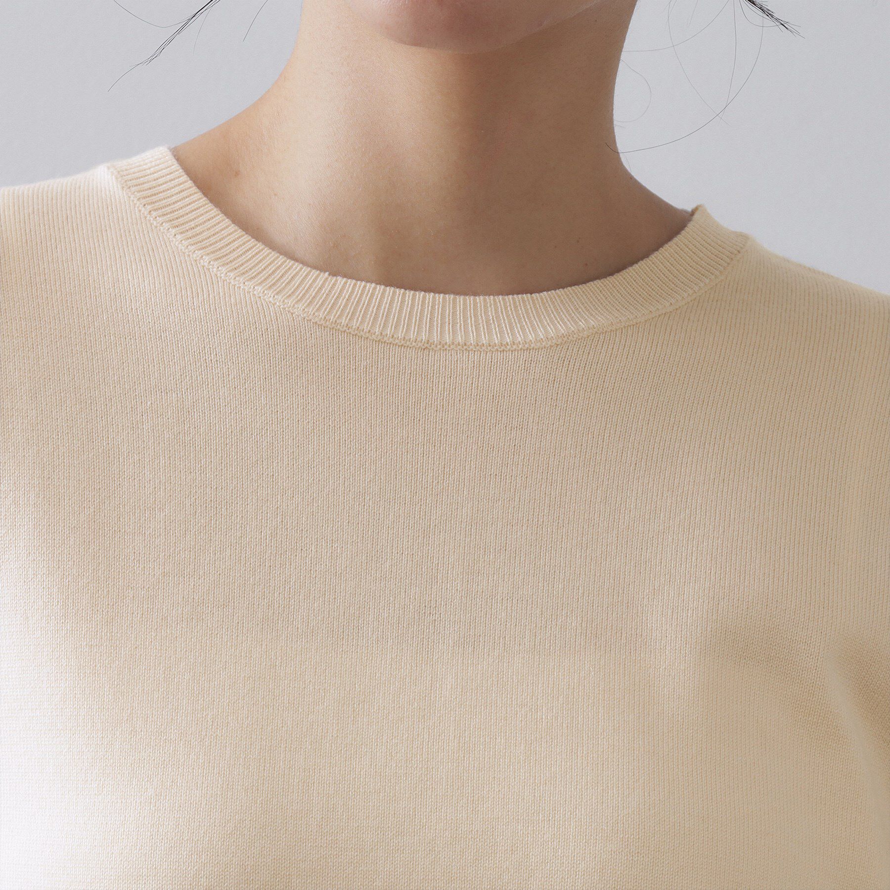 OPAQUE.CLIP「フリルドッキングニット【洗濯機OK】」|ニット・セーター|