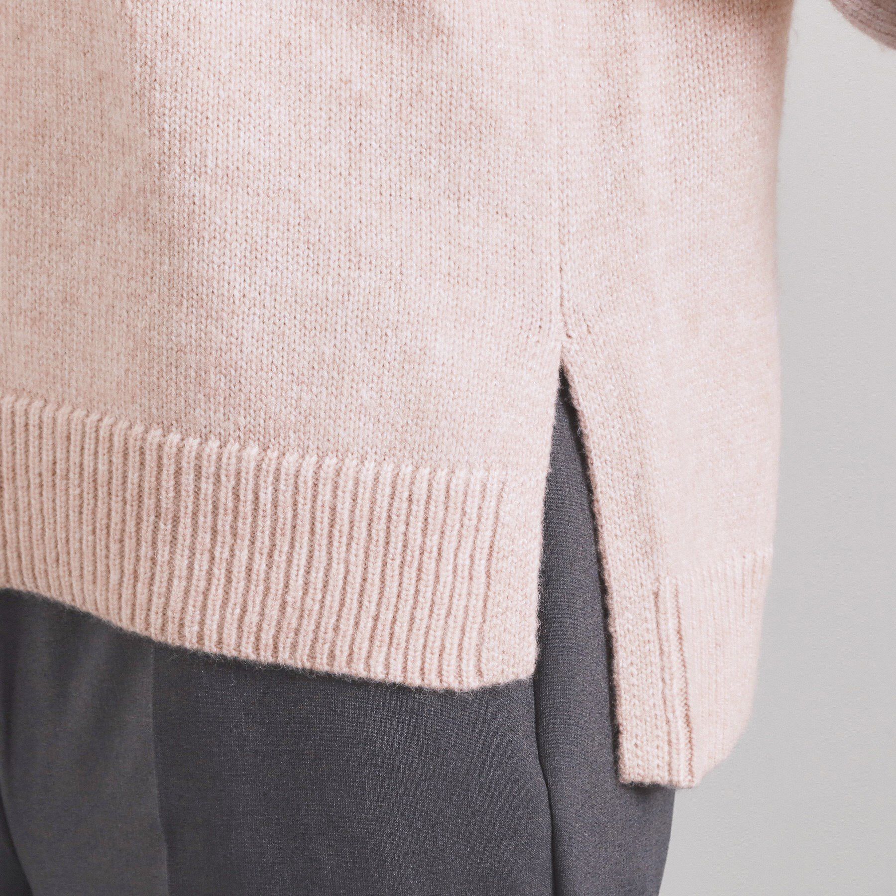 OPAQUE.CLIP「リラクシークルーネックニット【洗濯機OK】」|ニット・セーター|