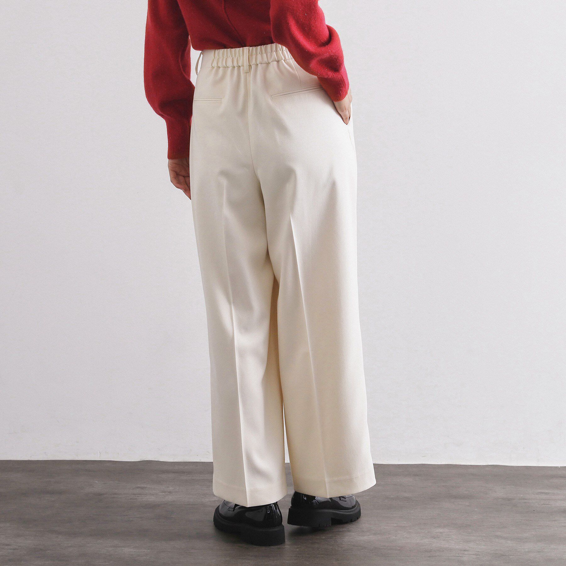 OPAQUE.CLIP「カルゼタックワイドパンツ【洗濯機OK】」|その他|