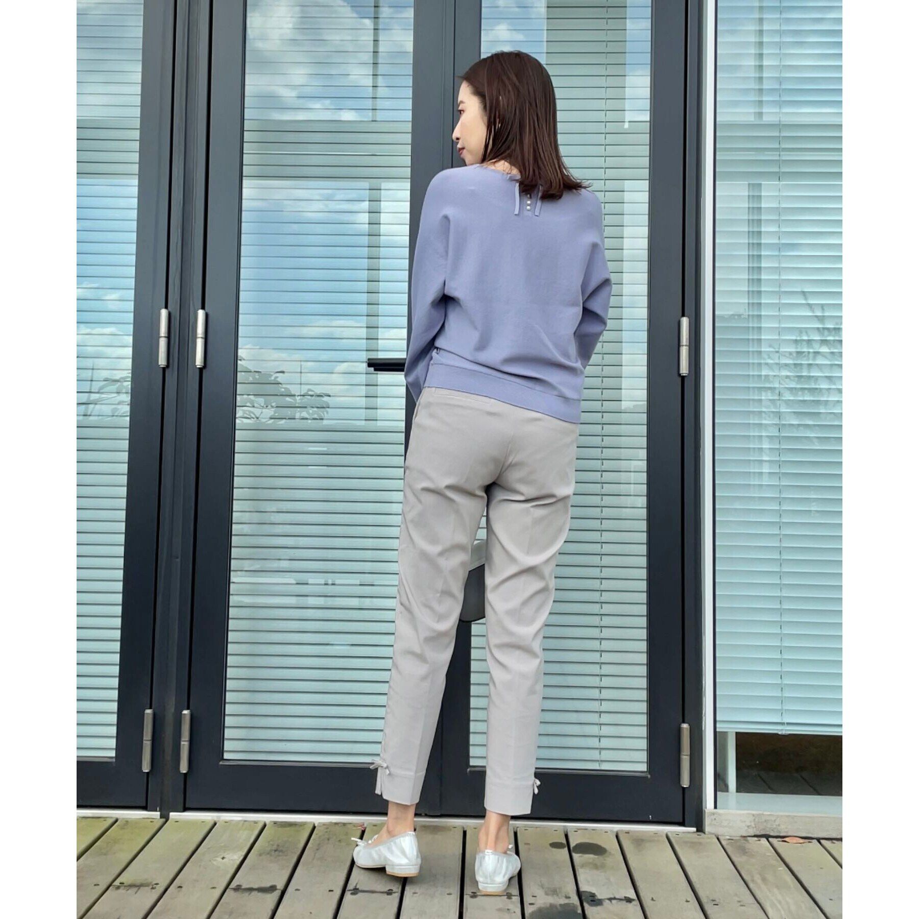 Couture broach「【ラクチンきれい見えパンツ】リボンハイパーストレッチパンツ」|その他|