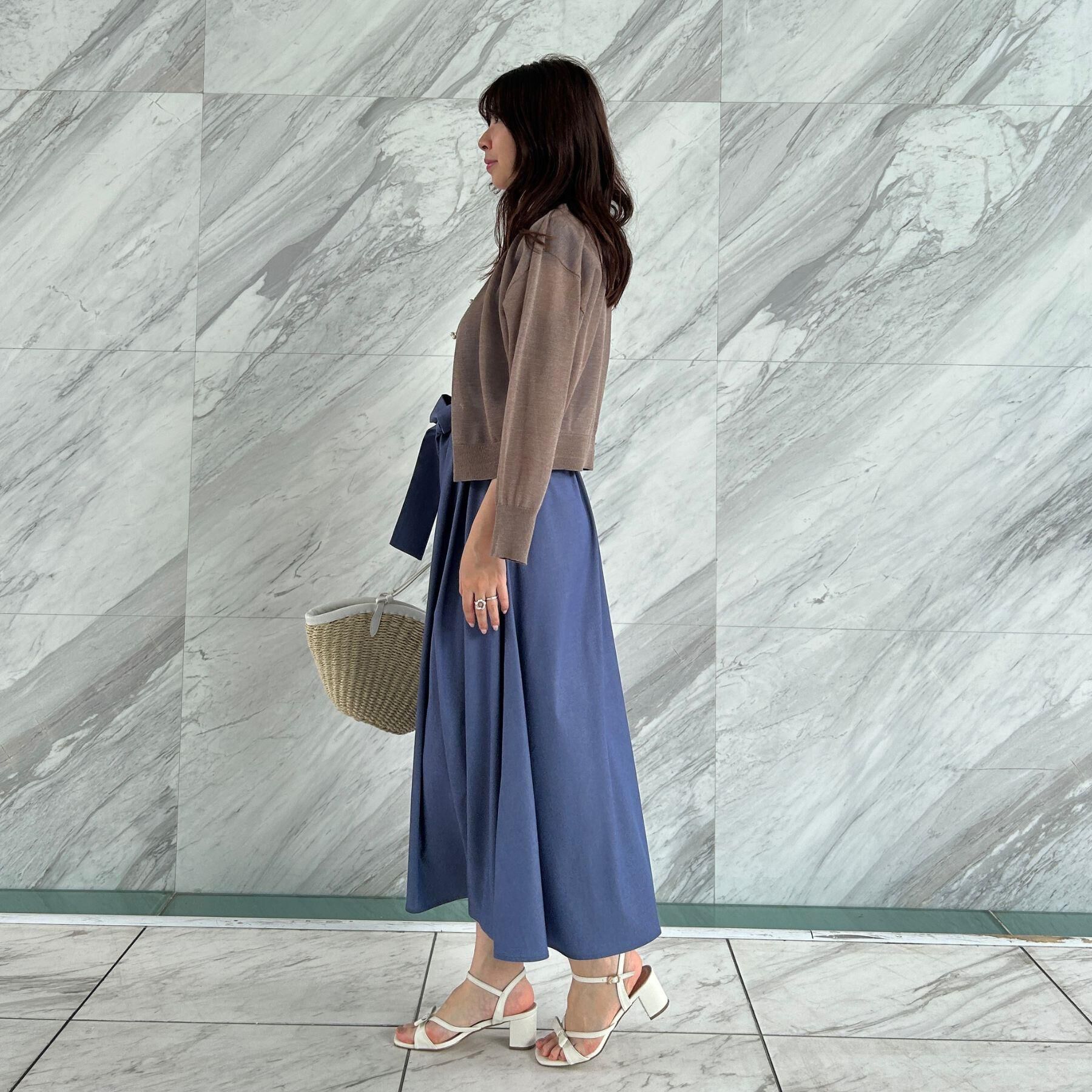 Couture broach「【美シルエット・通勤】シャンブレーシャツワンピース」|ワンピース|