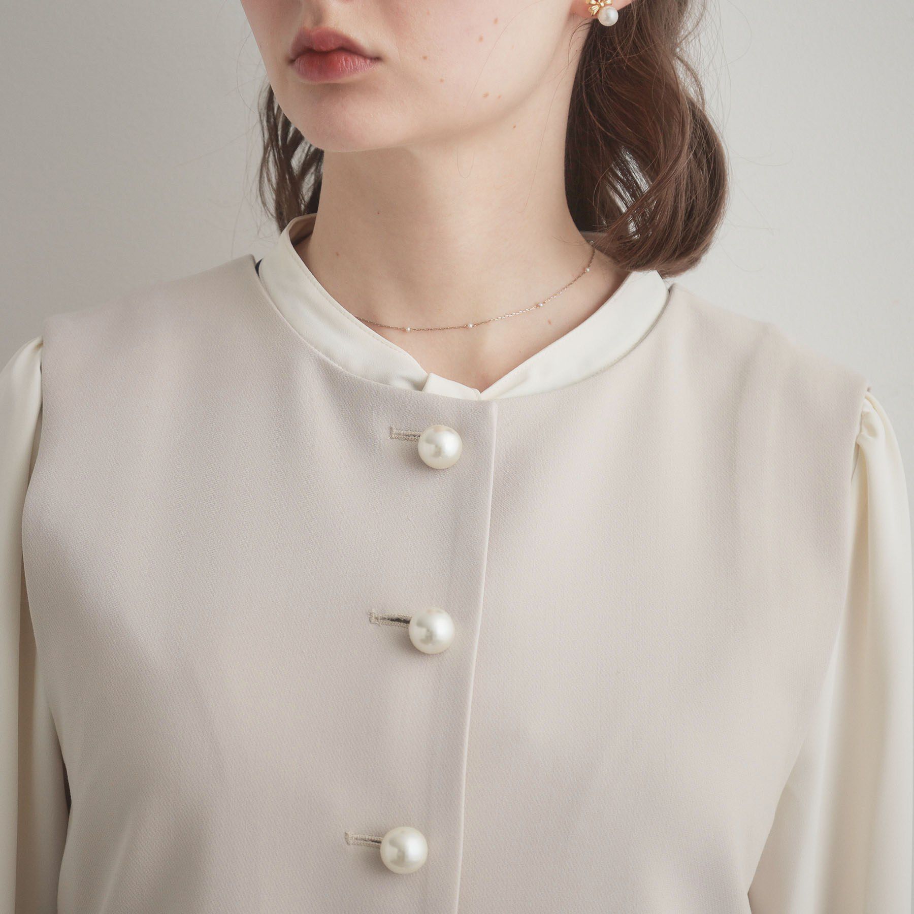 Couture broach「【ハレの日・通勤】TRダブルクロスジレ」|ベスト・ジレ|