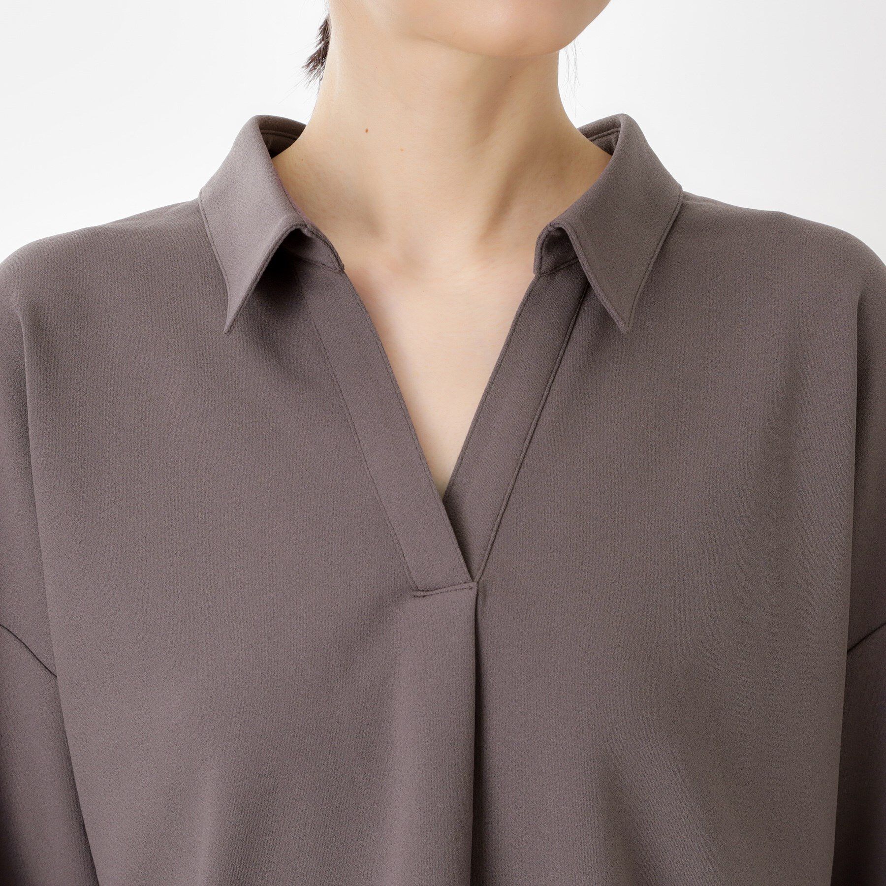 THE SHOP TK「【着るだけでコーディネートが決まる】スキッパーブラウス&パンツセット」|スーツ|