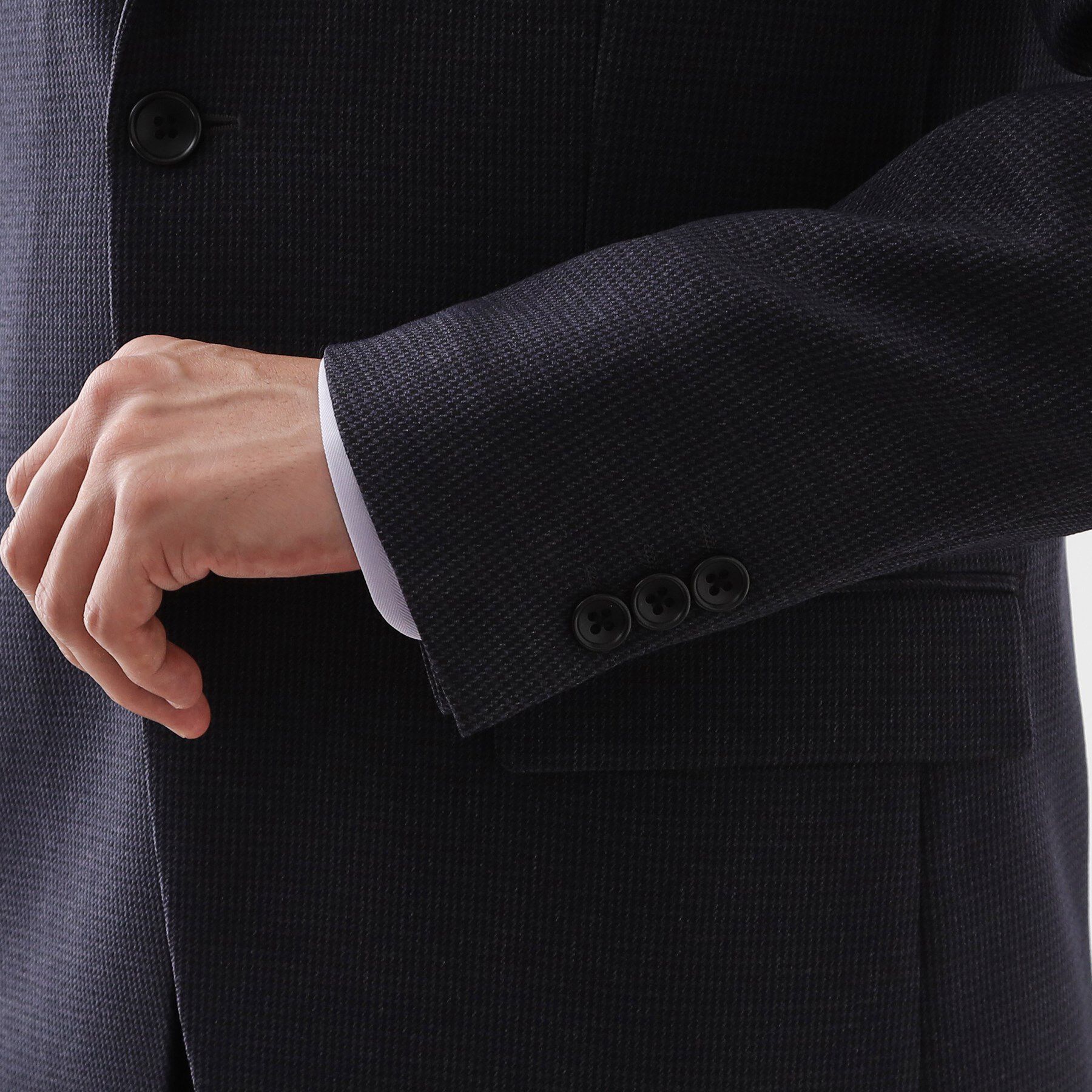 THE SHOP TK「ハウンドトゥースジャケット 【洗濯機OK/セットアップ可】」|テーラードジャケット|