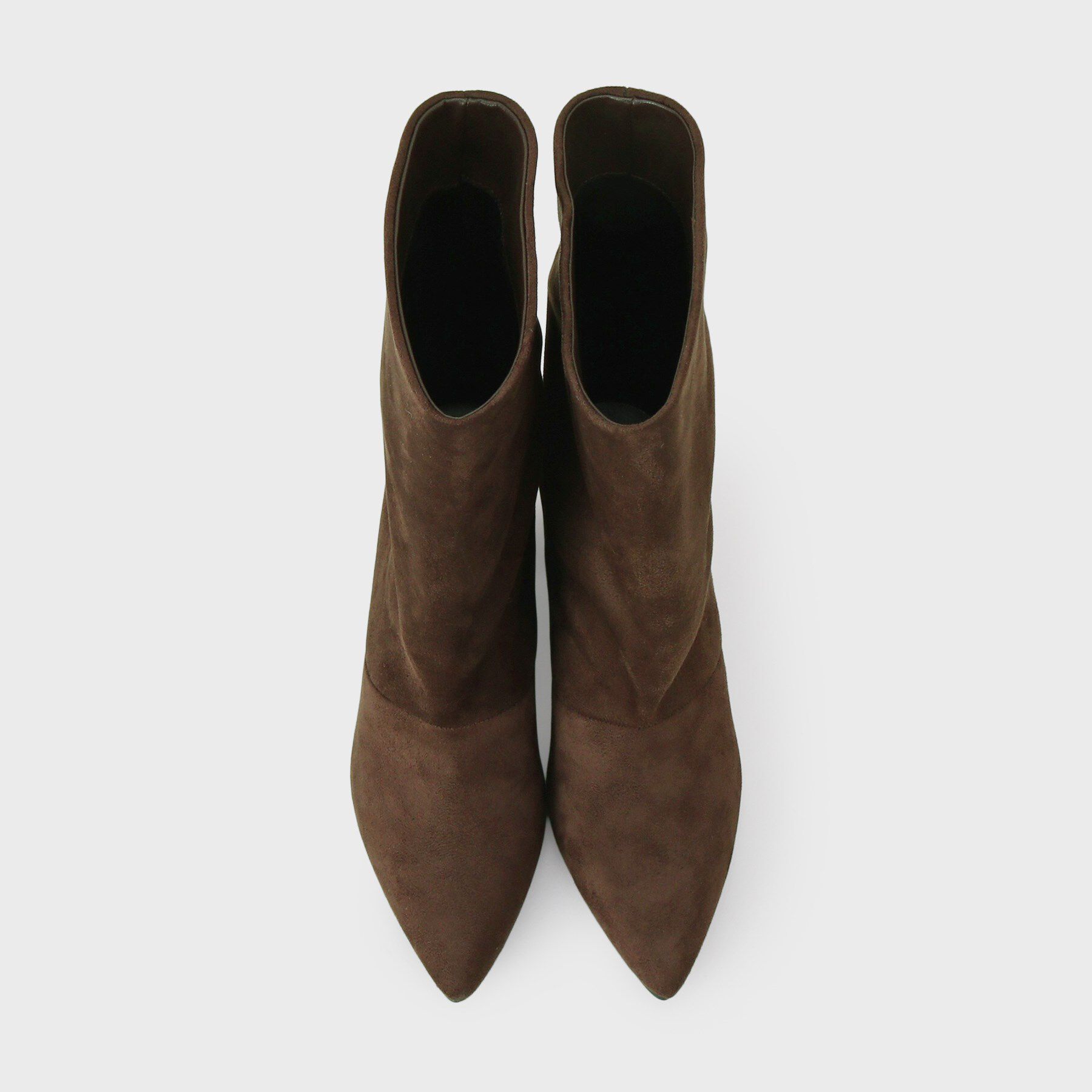 THE SHOP TK「ワイドシャフトフェイクスエードブーツ」|ショートブーツ|