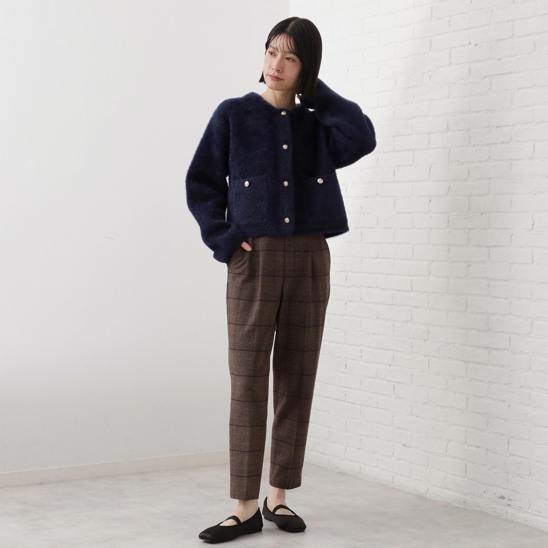 THE SHOP TK「【着丈選べる/XS～XLサイズ】あったか裏起毛テーパードパンツ」|その他|