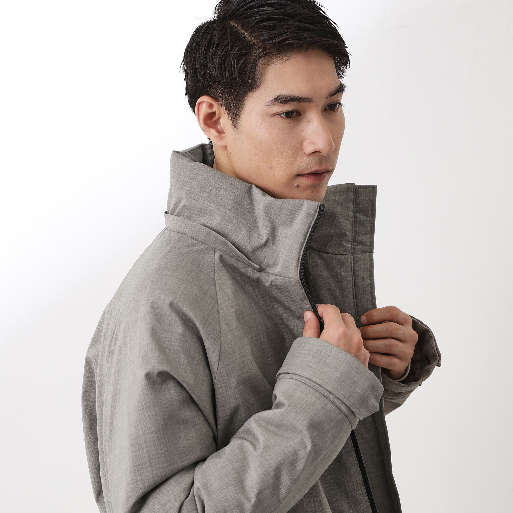 THE SHOP TK「【軽くて、暖かい】SORONA／ソロナ 中綿ブルゾン 防風/軽量/洗濯機OK/フード脱着可」|ブルゾン・スタジャン|