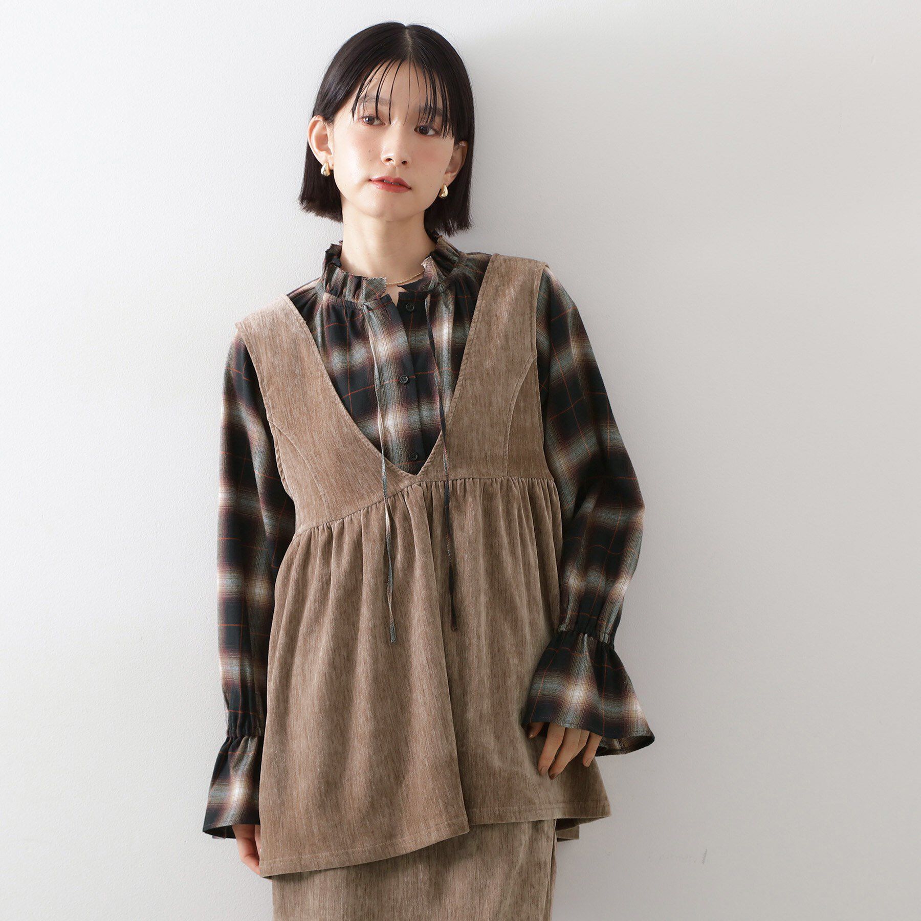 THE SHOP TK「ベロアセットアップ」|スーツ|