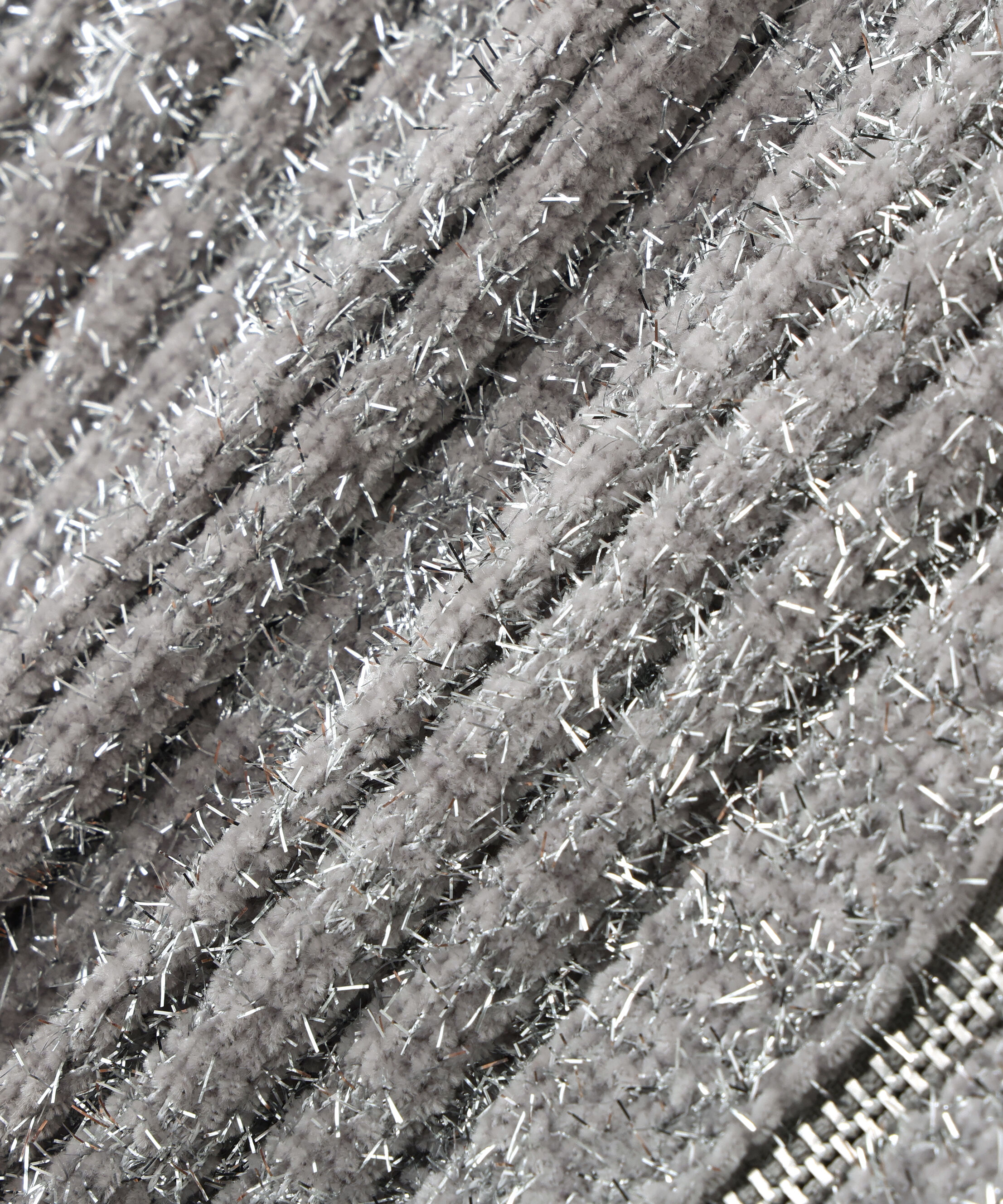  「ラメシャギージップニット」|ニット・セーター|