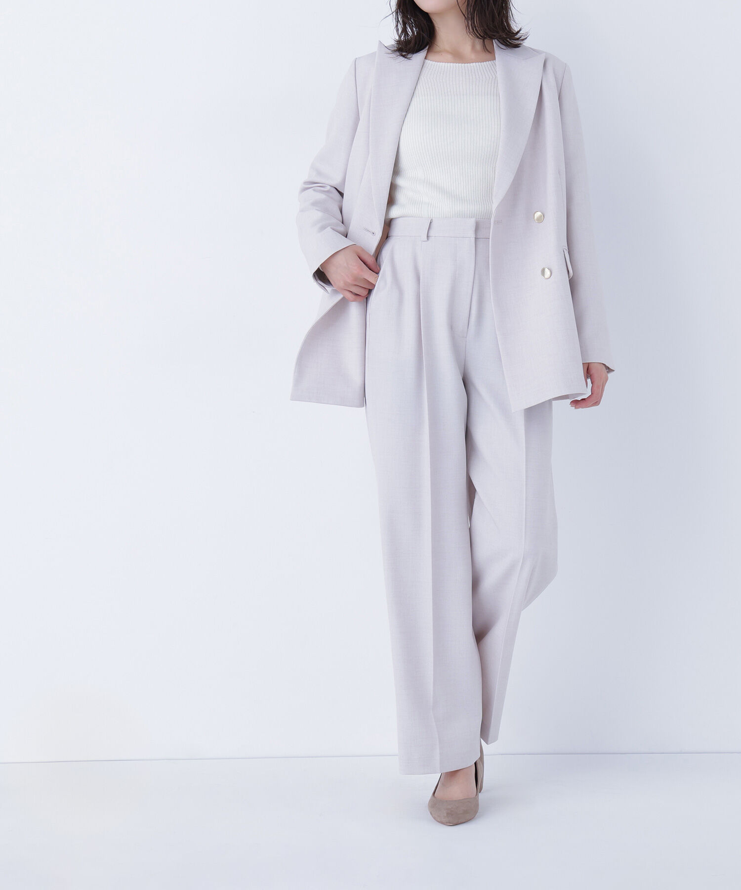  「ダブルブレスト  SETUP パンツ」|その他|