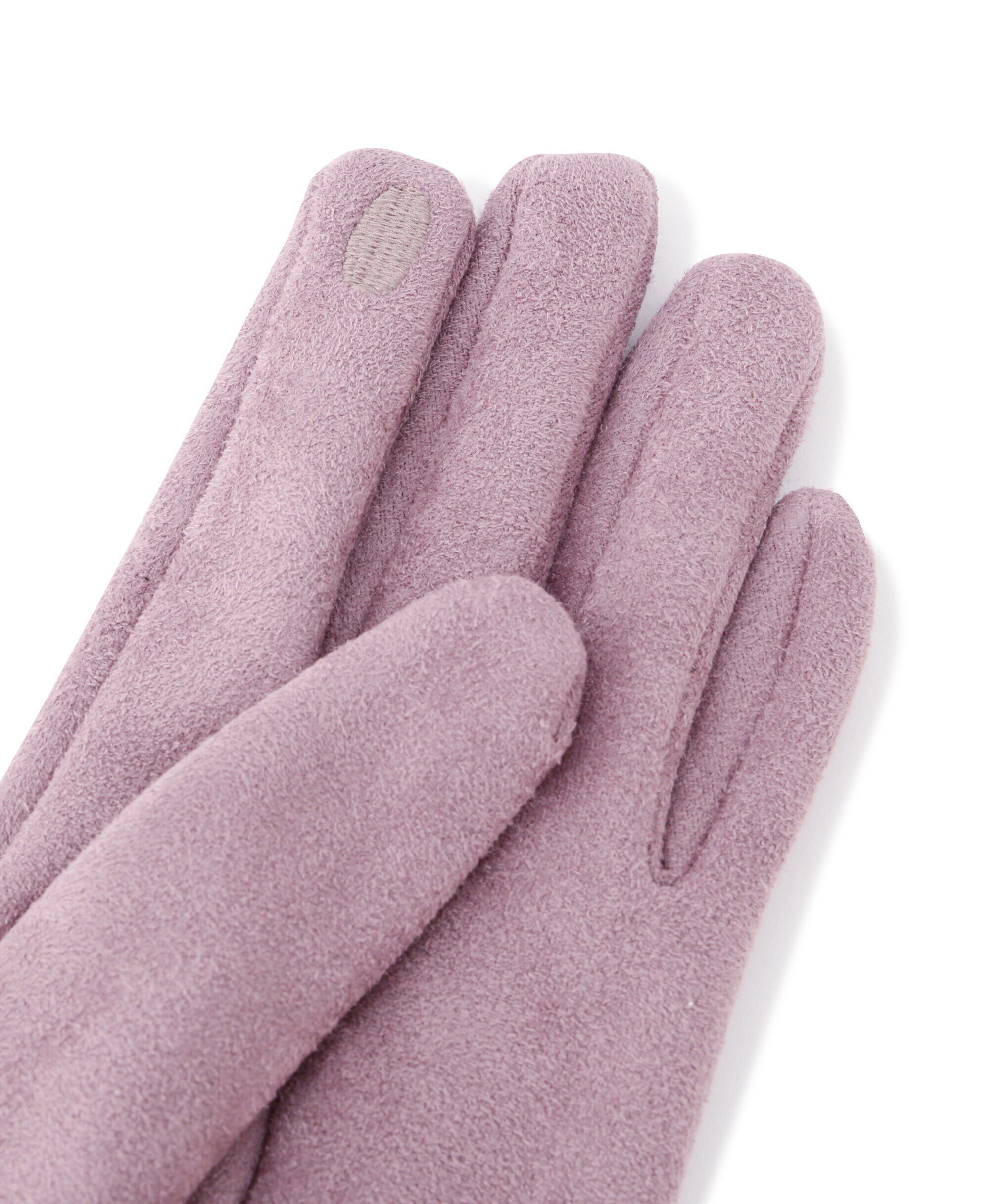  「◆フェイクスエードパールグローブ」|手袋|