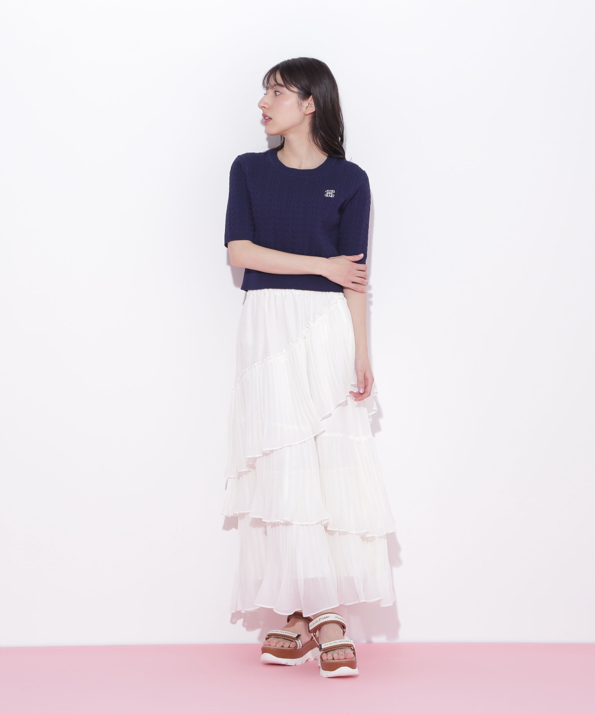  「ランダムケーブルニット」|ニット・セーター|