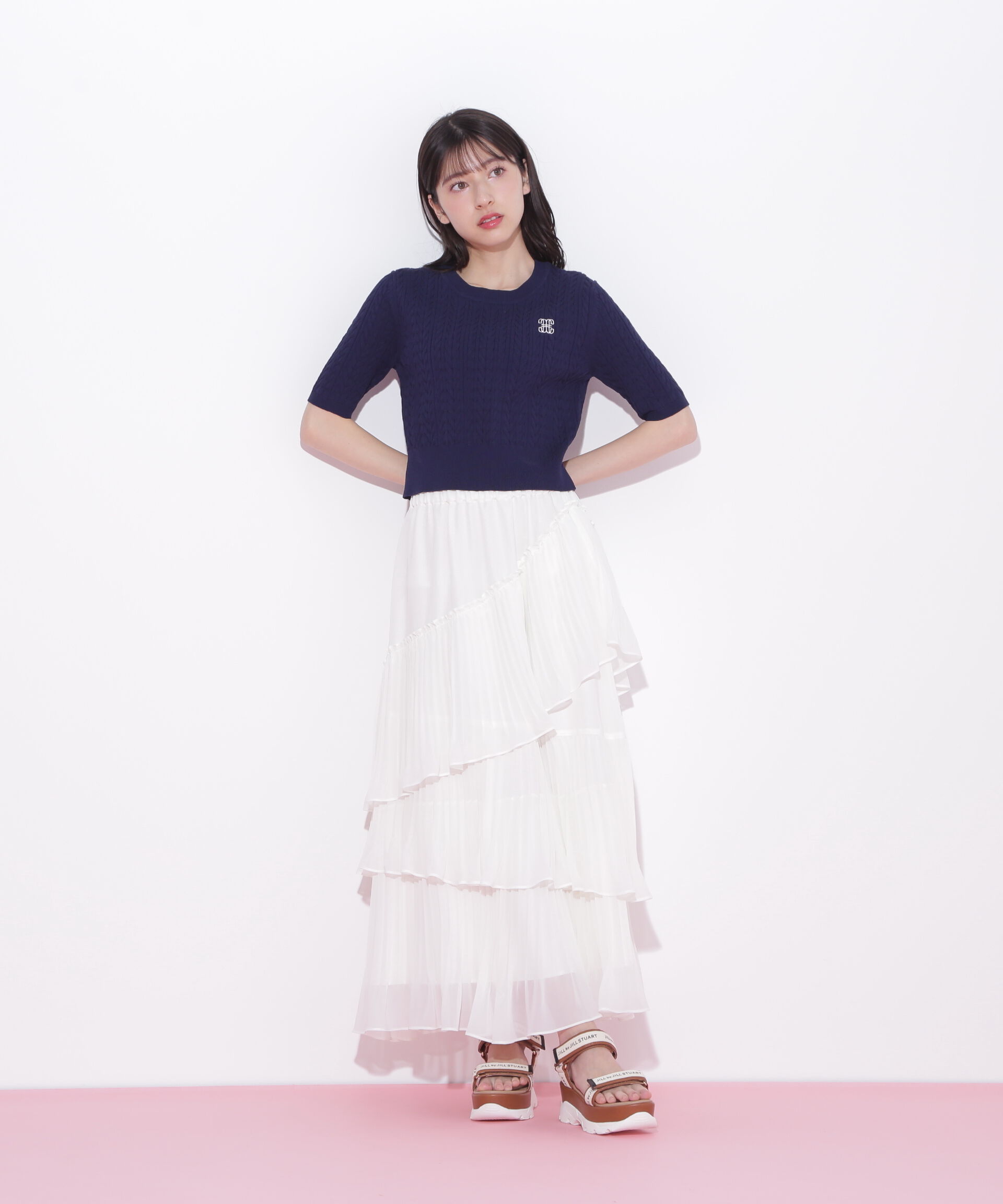  「ランダムケーブルニット」|ニット・セーター|