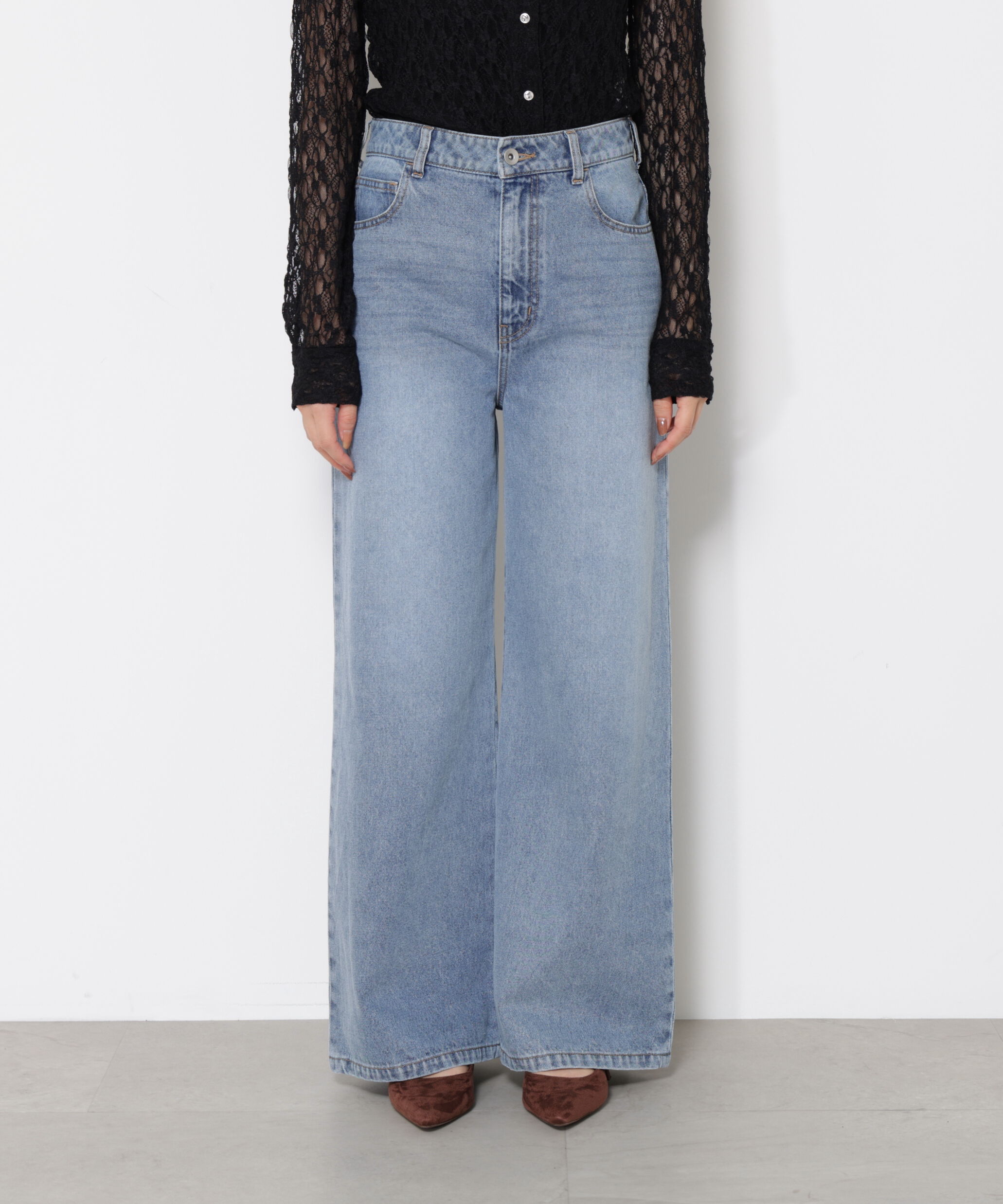 PROPORTION BODY DRESSING「ワイドデニムパンツ」|その他|