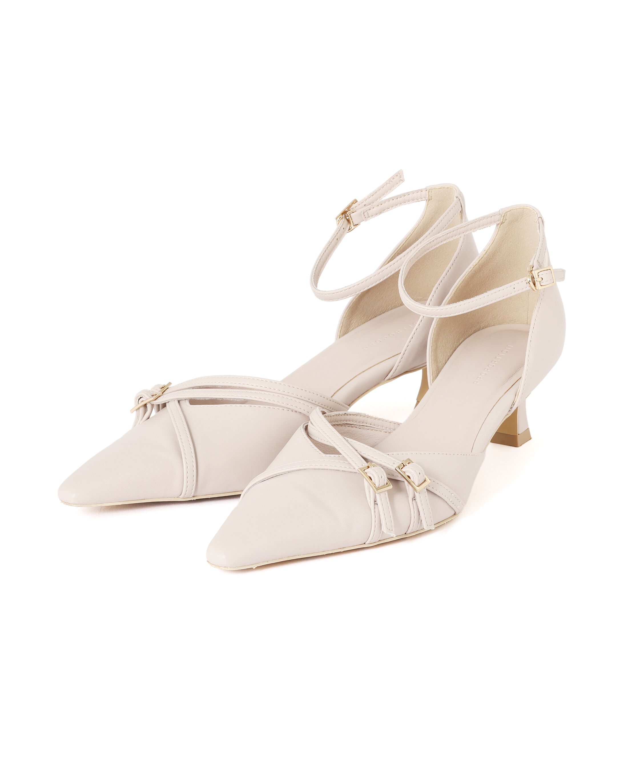 PROPORTION BODY DRESSING「ストラップパンプス」|その他|アイボリー2