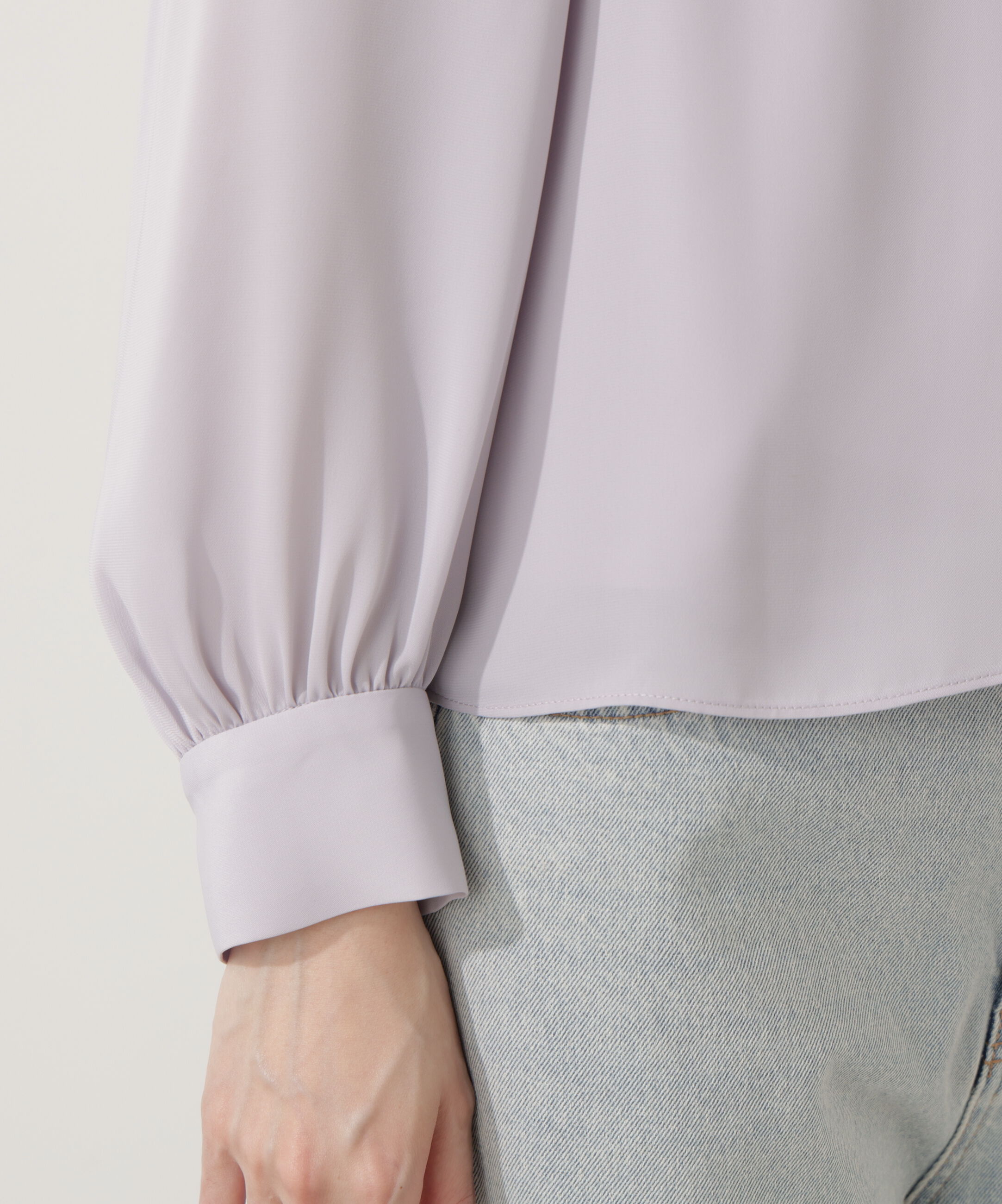 PROPORTION BODY DRESSING「＜ウォッシャブル＞2wayリボンタック付きブラウス」|シャツ・ブラウス|