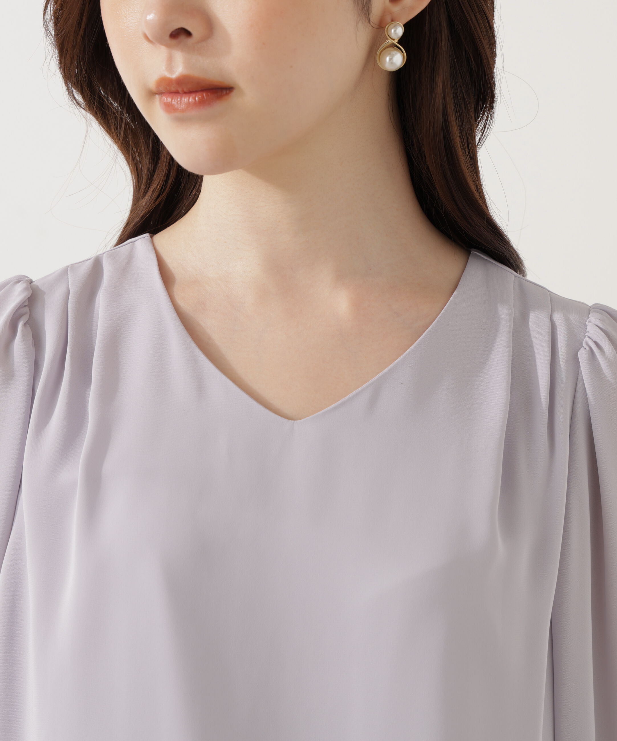 PROPORTION BODY DRESSING「＜ウォッシャブル＞2wayリボンタック付きブラウス」|シャツ・ブラウス|