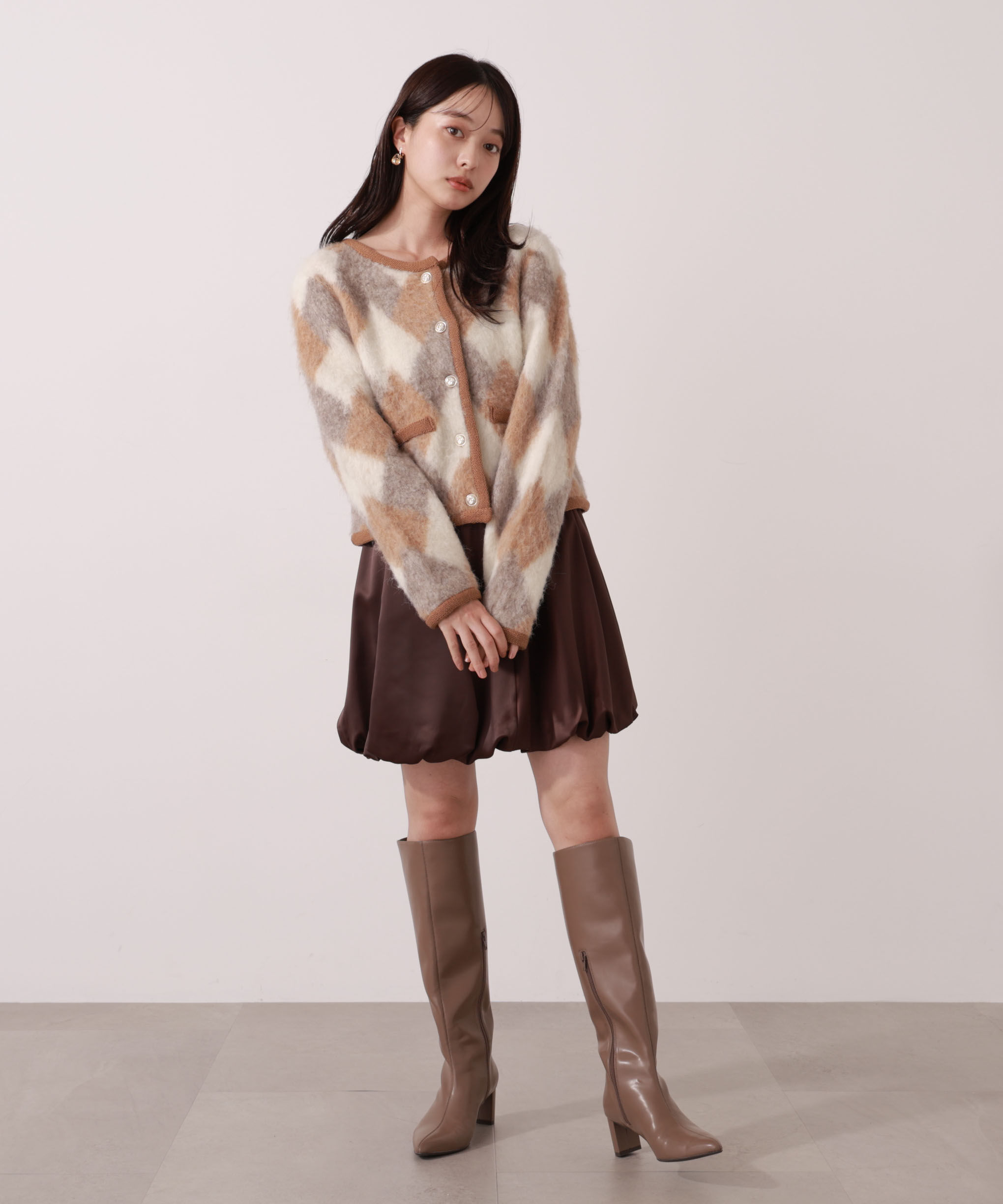 PROPORTION BODY DRESSING「＜ウォッシャブル＞バルーンミニスカート」|スカート|