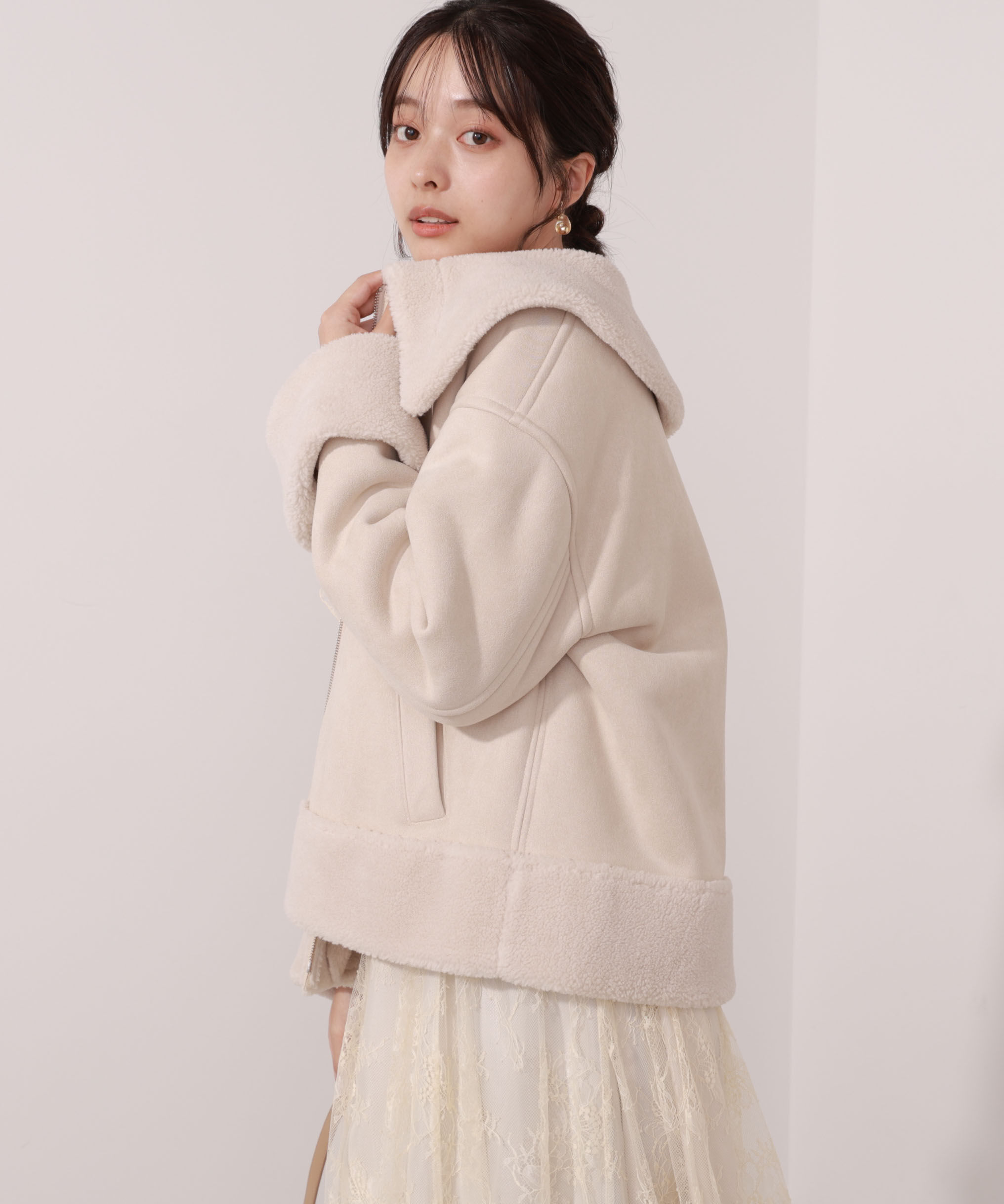 PROPORTION BODY DRESSING「フェイクムートン 25AW」|ブルゾン・スタジャン|