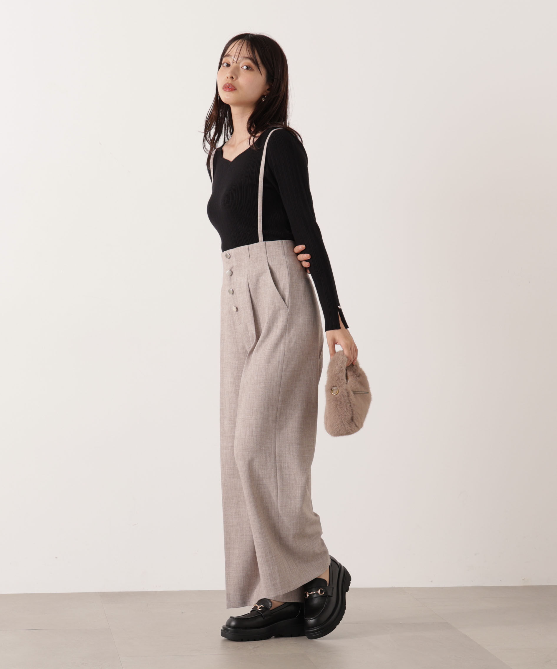 PROPORTION BODY DRESSING「フロント釦2wayワイドパンツ 25AW」|その他|