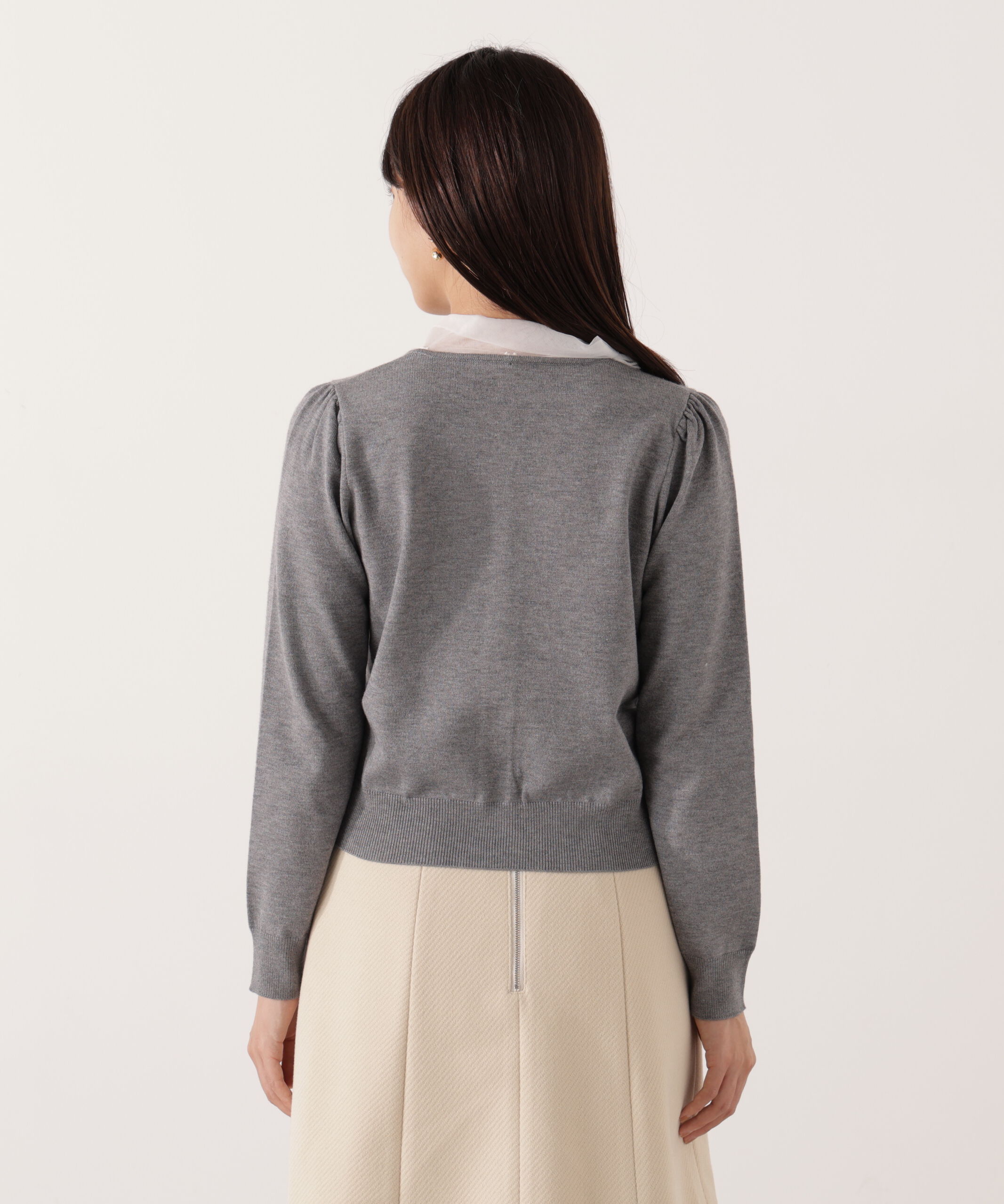 PROPORTION BODY DRESSING「《EDIT COLOGNE》ボウタイ付きニット 25AW」|ニット・セーター|