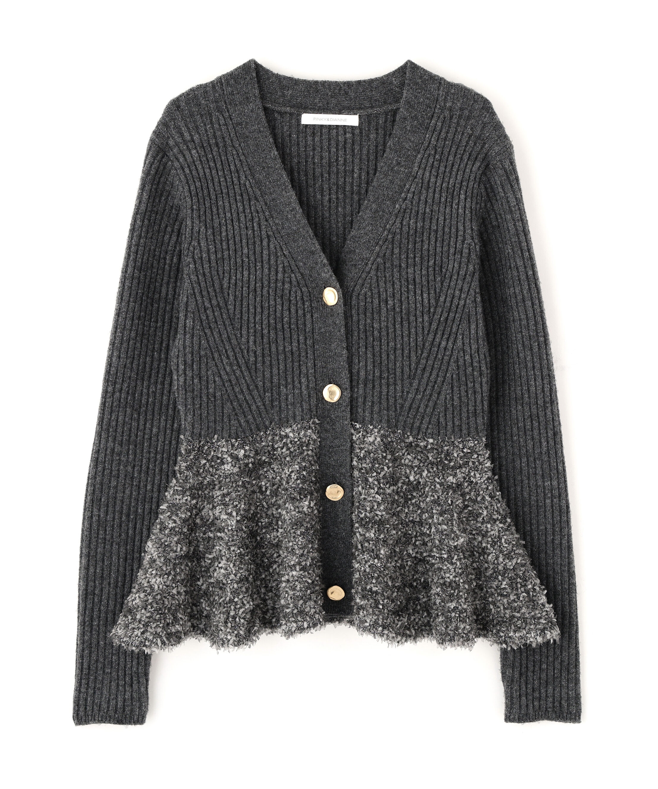  「◆ツイードコンビペプラムカーディガン」|その他|