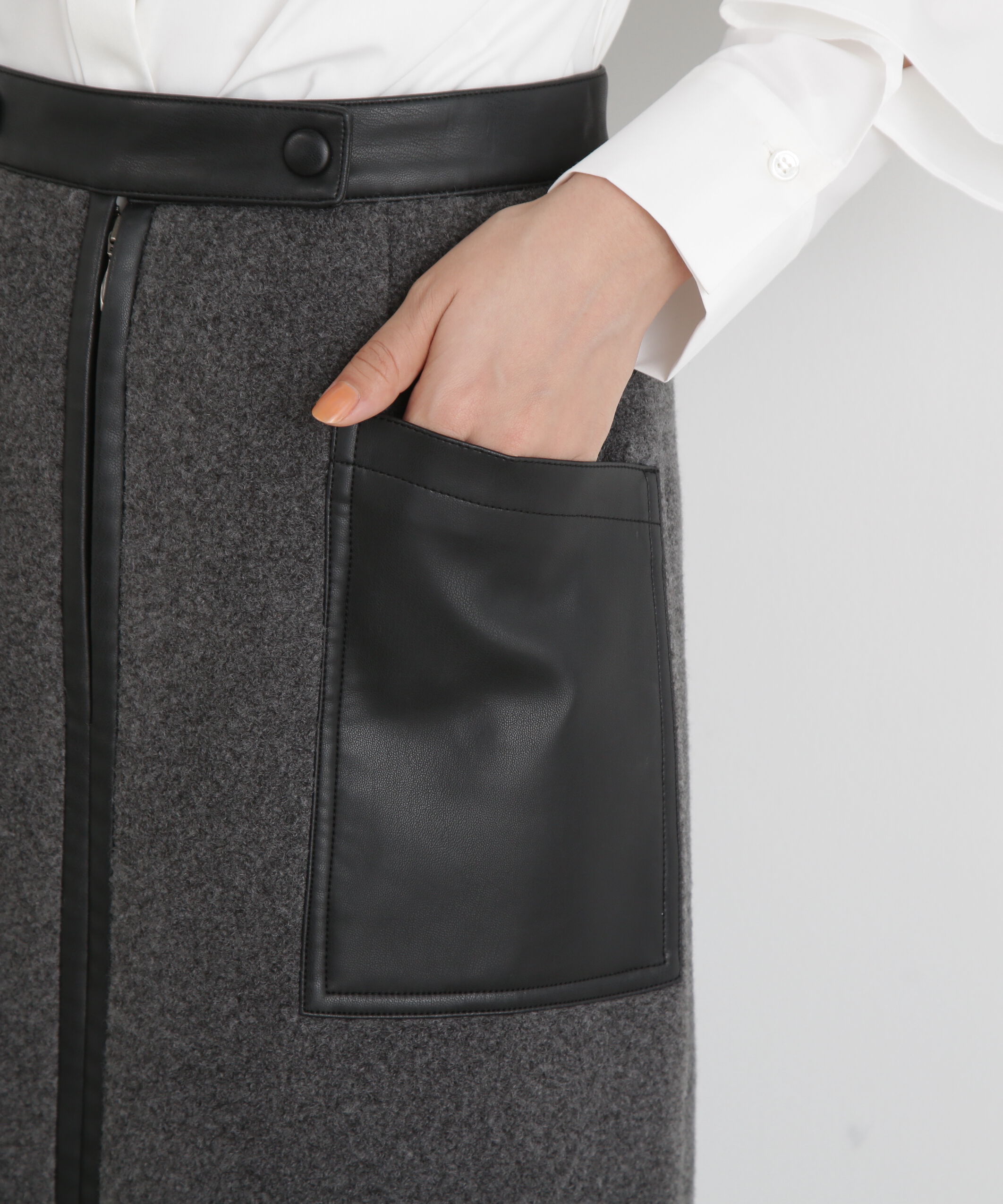  「◆ウールレットジップスカート」|スカート|