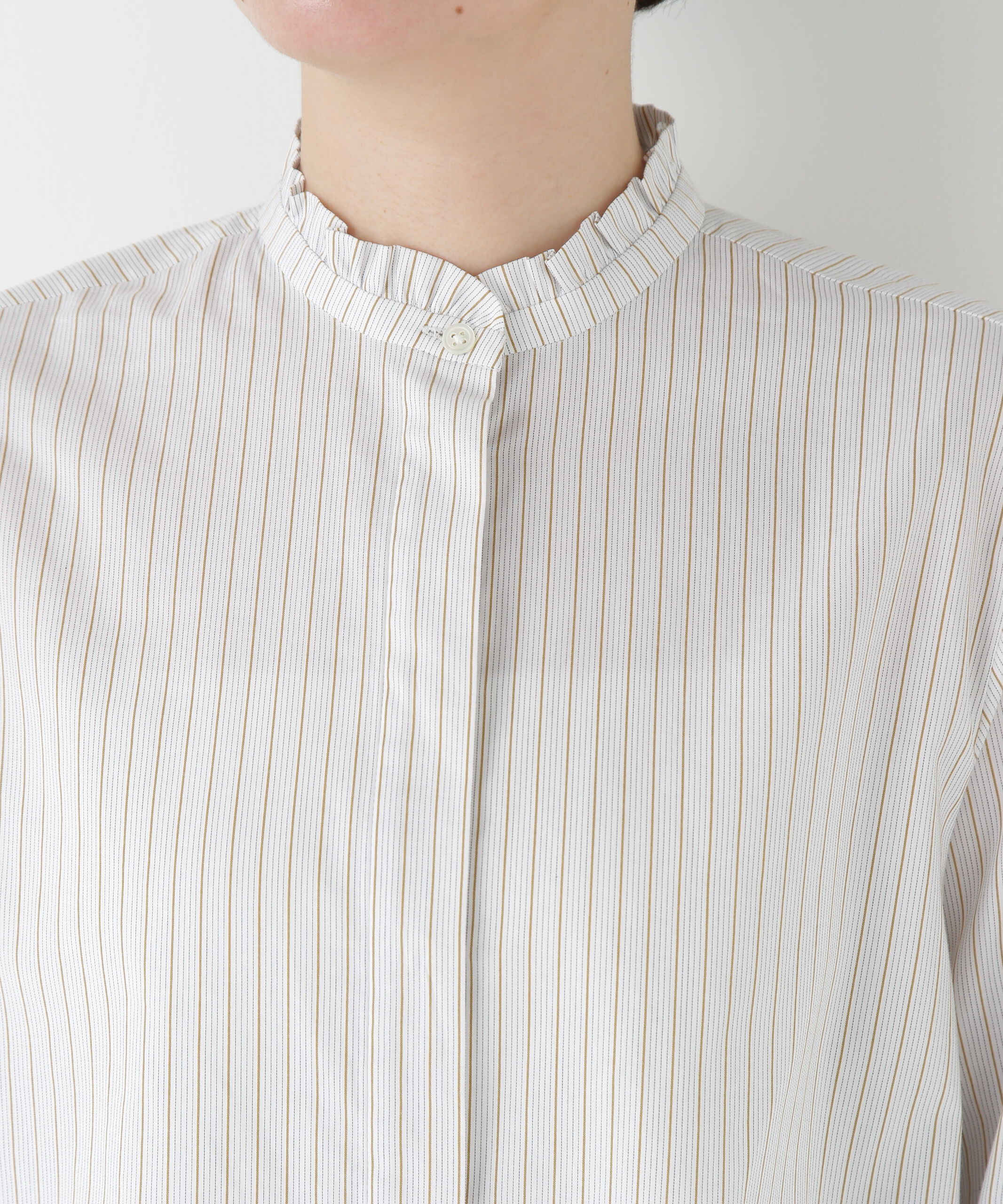  「◆スタンドフリルブラウス」|シャツ・ブラウス|