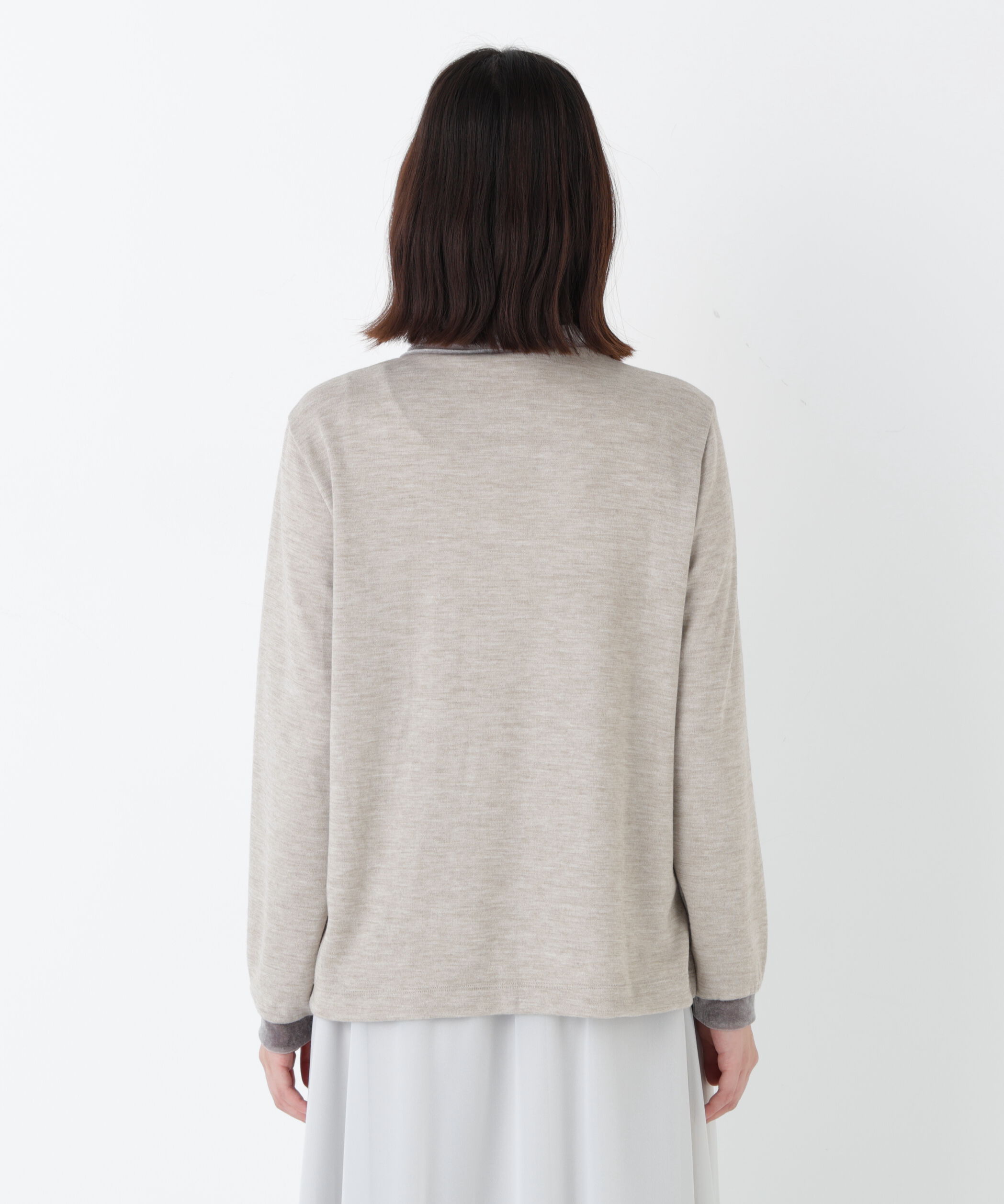  「◆ベロアドッキングプルオーバー」|Tシャツ・カットソー|