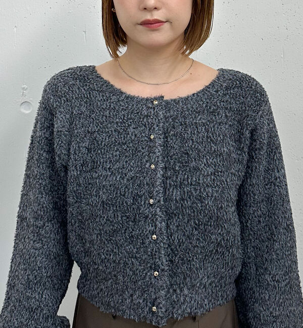 archives「プードルフェザーニットカーディガン」|カーディガン|