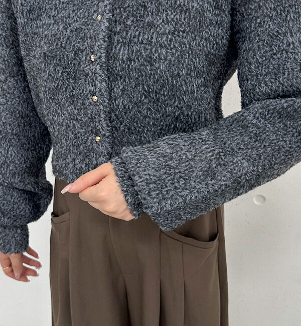 archives「プードルフェザーニットカーディガン」|カーディガン|