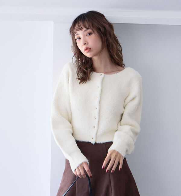 archives「プードルフェザーニットカーディガン」|カーディガン|