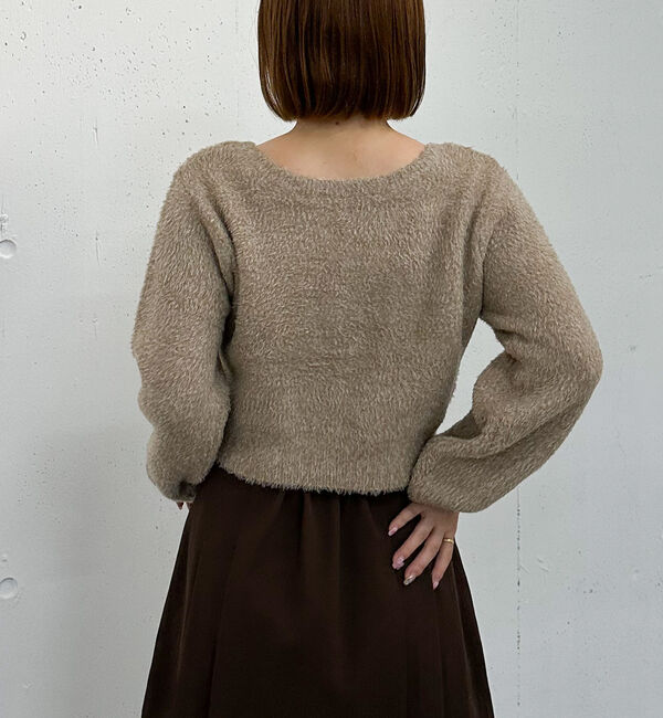 archives「プードルフェザーニットカーディガン」|カーディガン|