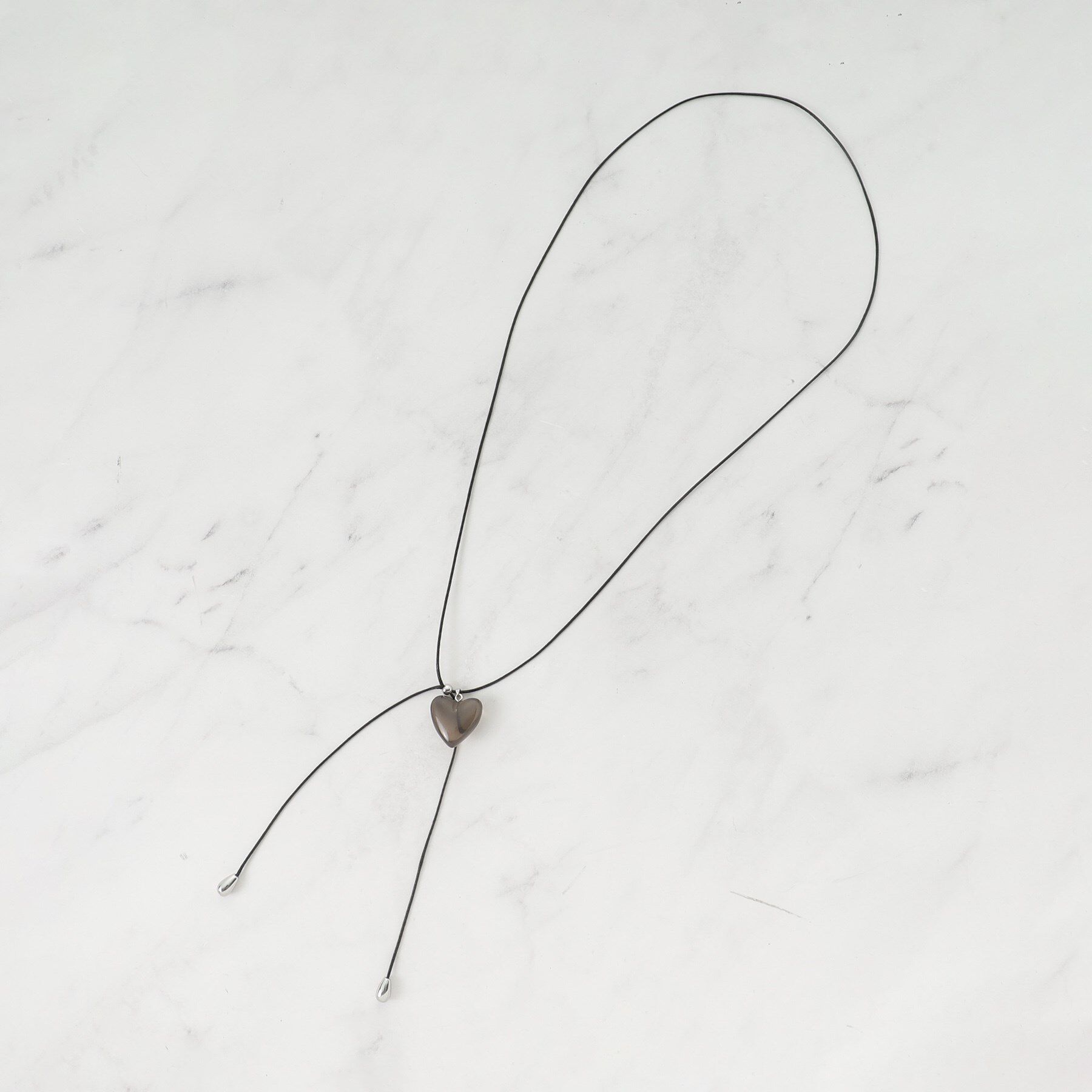 SHOO･LA･RUE「【マルチWAY】クリアハートネックレス」|ネックレス|