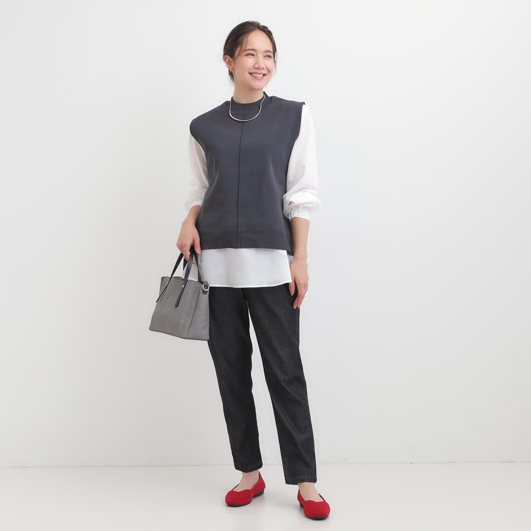 SHOO･LA･RUE「【22.5cm-24.5cm】洗えてさらさらニットパンプス」|パンプス|