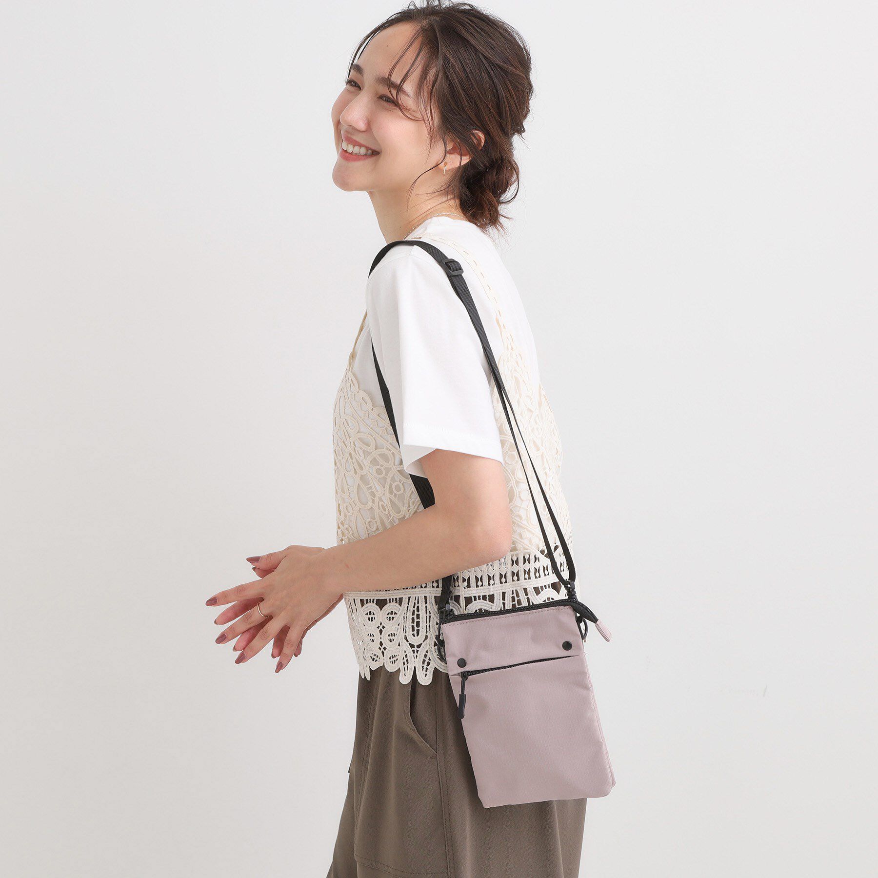 SHOO･LA･RUE「【撥水】2層ミニショルダーバッグ」|ショルダー・メッセンジャー|