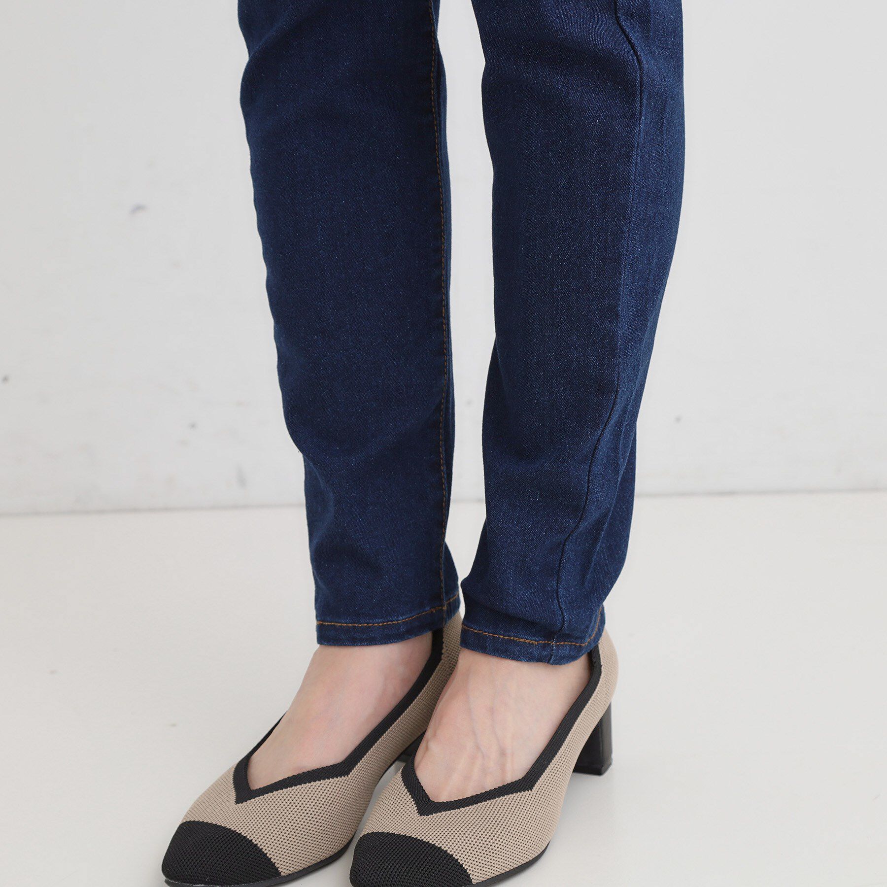 SHOO･LA･RUE「【SS-LL】ストレッチ デニムスキニーパンツ」|デニム|