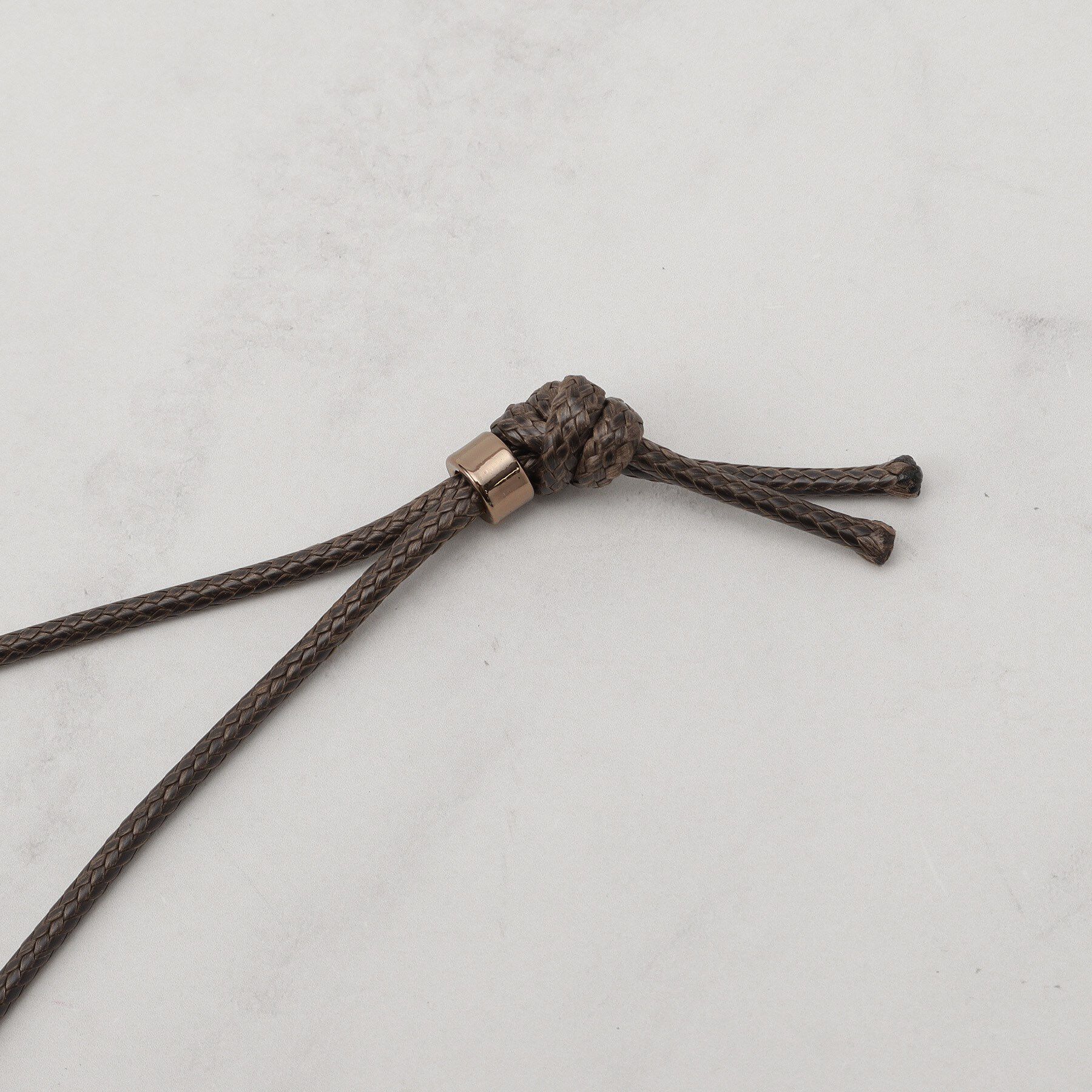 SHOO･LA･RUE「オープンリングひもネックレス」|ネックレス|