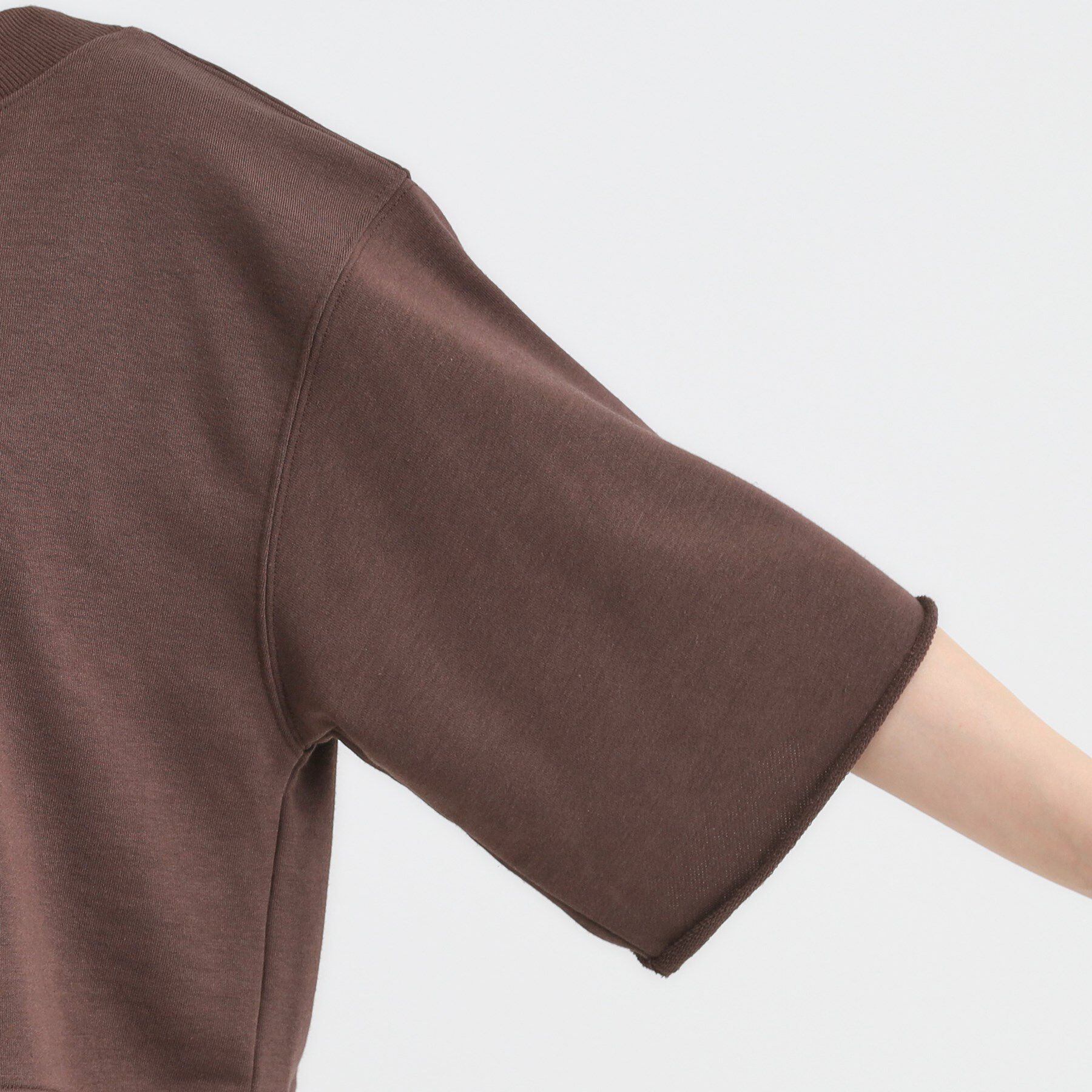 SHOO･LA･RUE「【2点セット】ハーフスリーブミニ裏毛プルオーバー＆レースタンクトップSET」|その他|