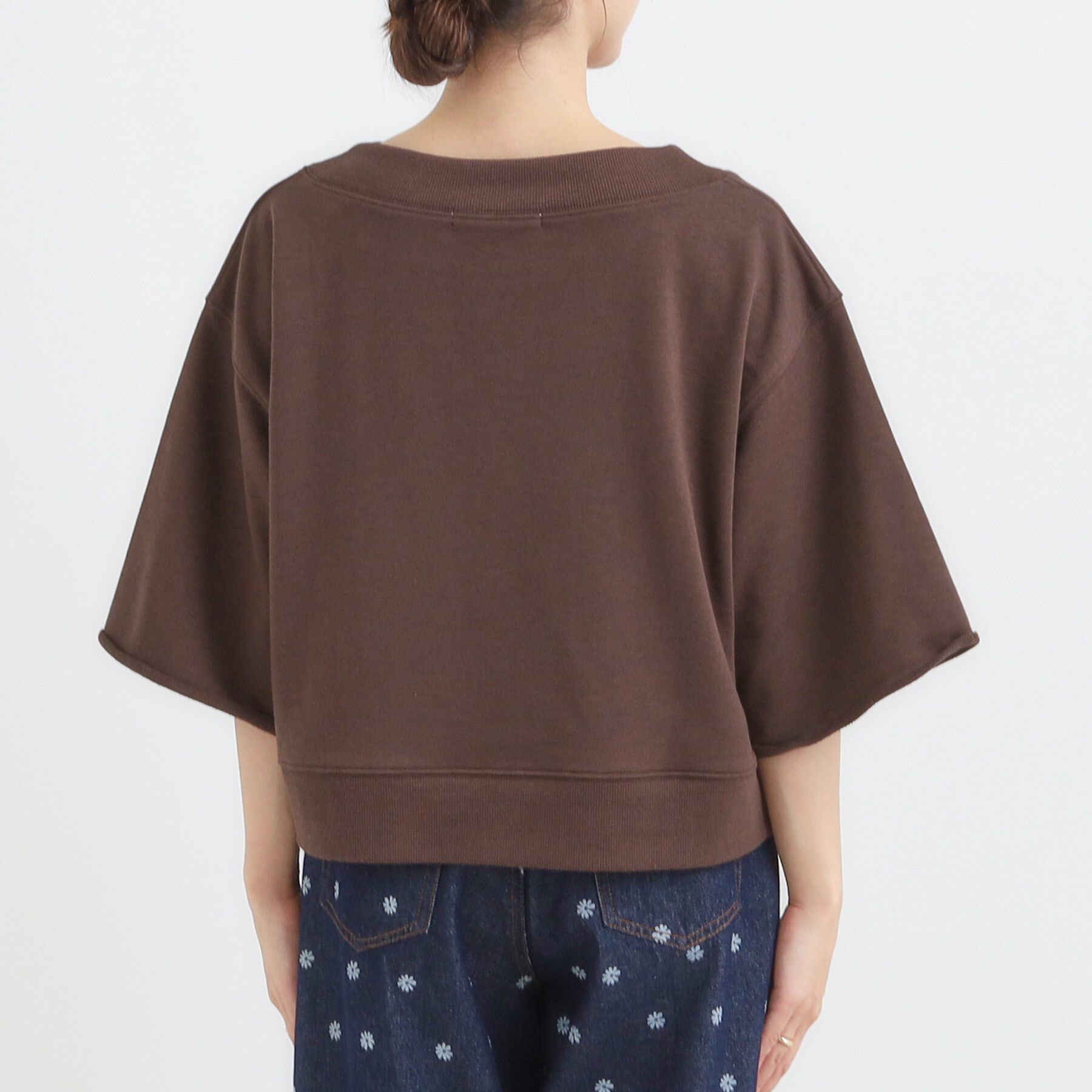 SHOO･LA･RUE「【2点セット】ハーフスリーブミニ裏毛プルオーバー＆レースタンクトップSET」|その他|