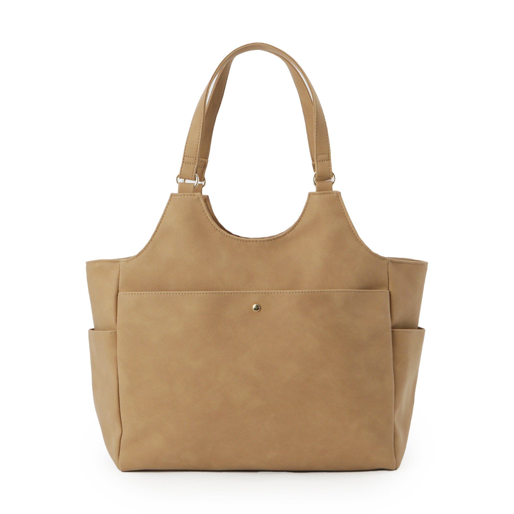 SHOO･LA･RUE「スエード調8ポケットトートバッグ」|トートバッグ|