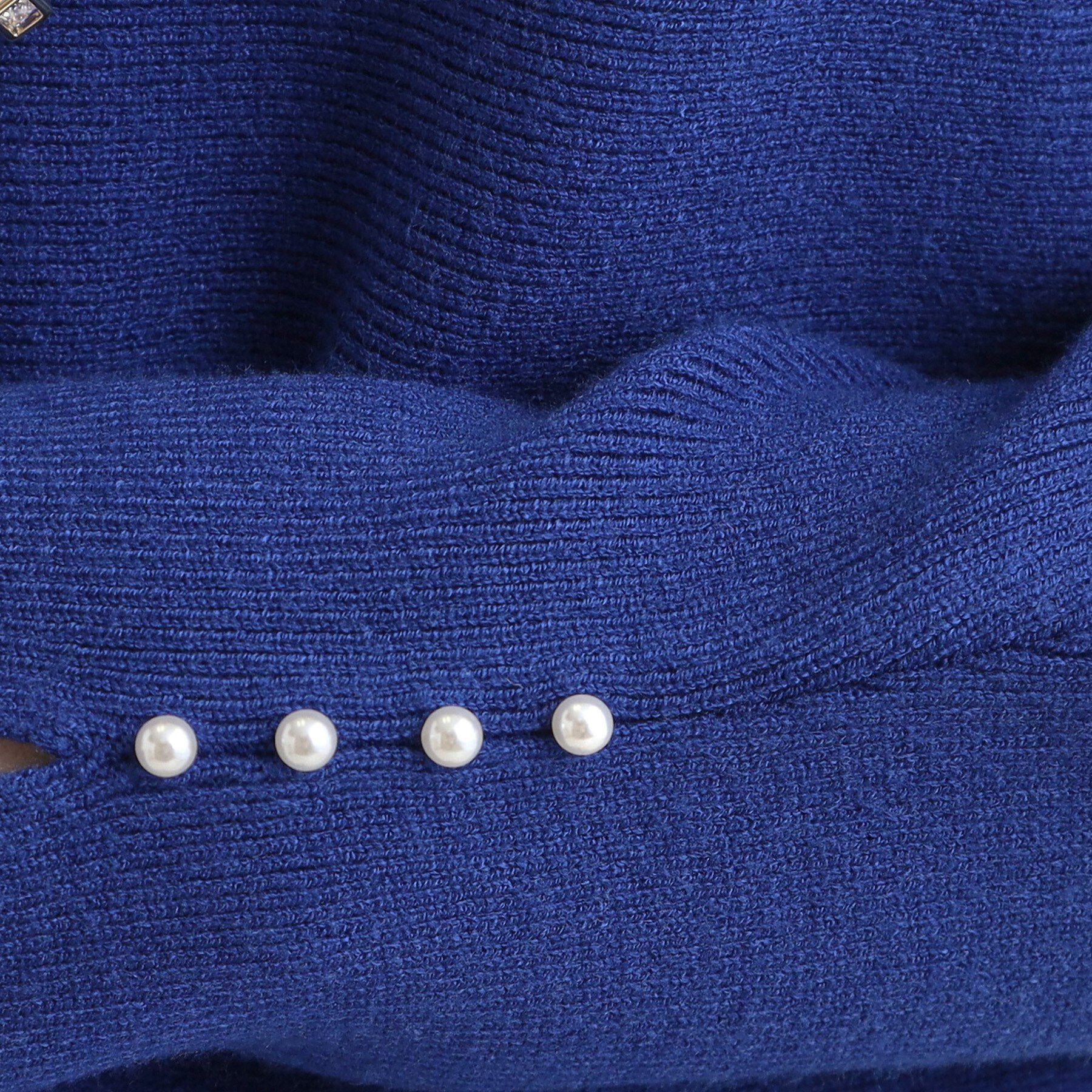 SHOO･LA･RUE「【洗濯機可】女性らしさ溢れる もちもちタッチが心地よい ドルマンニット」|ニット・セーター|