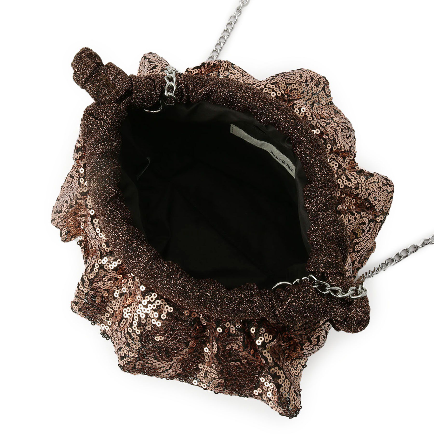 SHOO･LA･RUE「スパンコールフリル巾着ショルダーバッグ」|ショルダー・メッセンジャー|