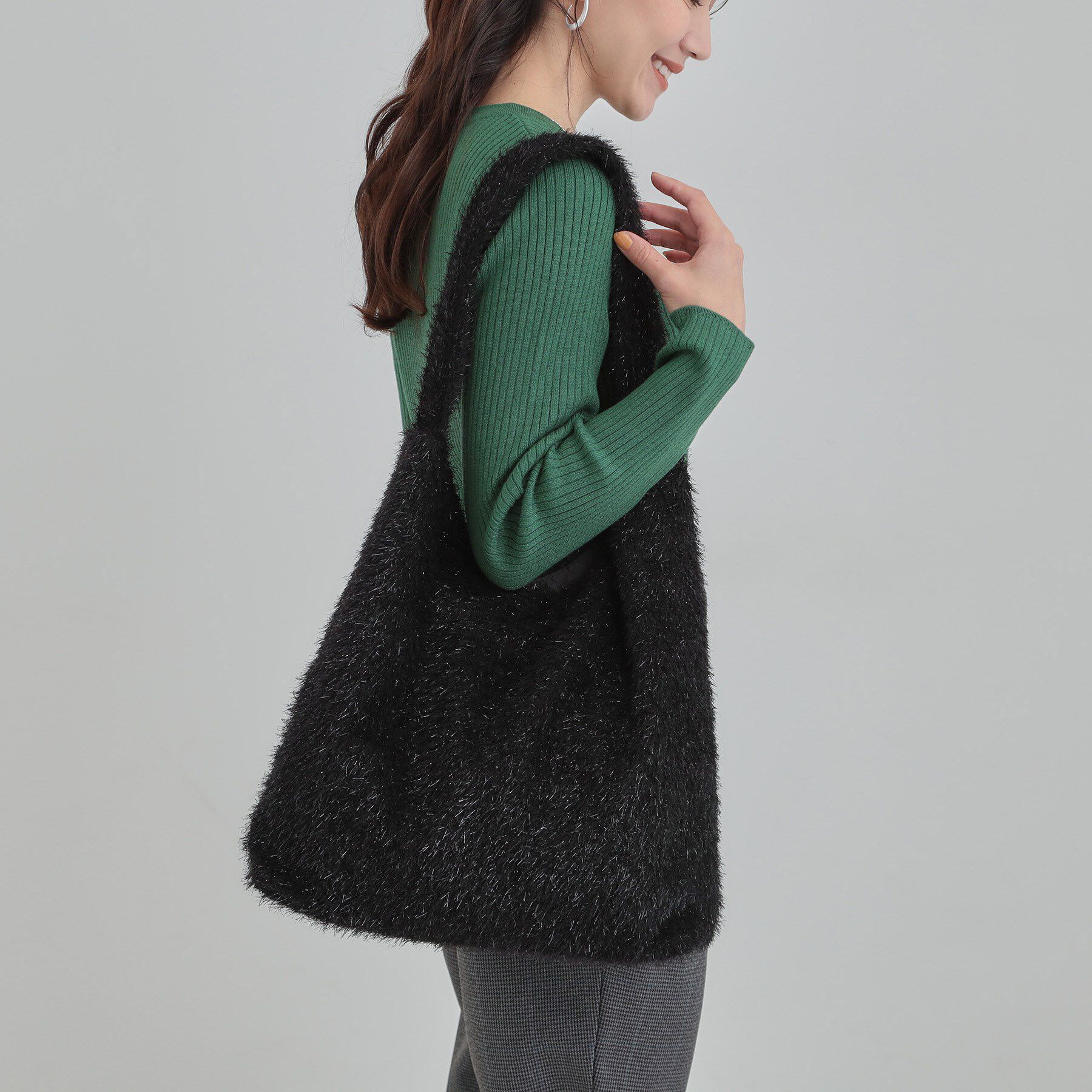 SHOO･LA･RUE「ラメトートバッグ」|トートバッグ|