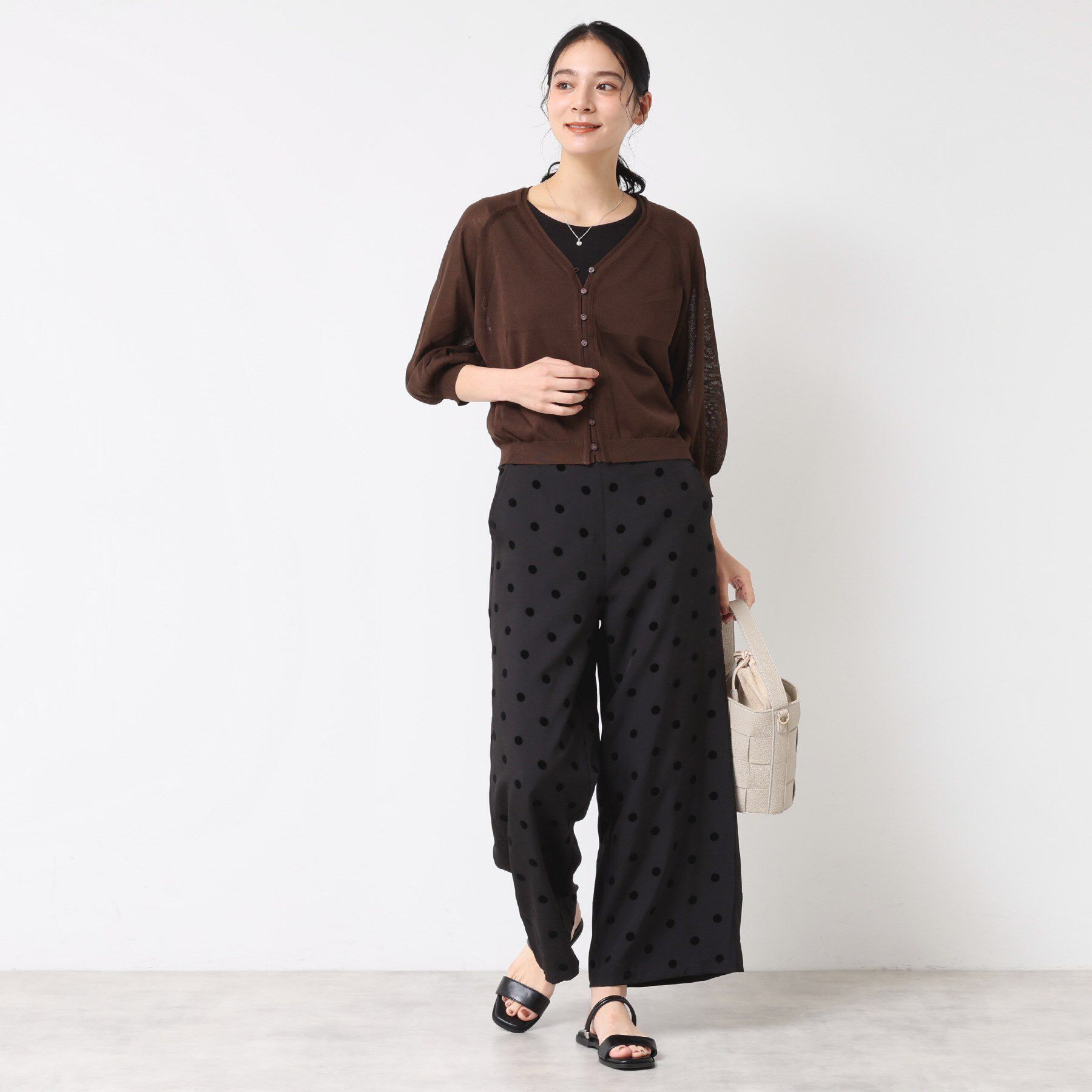 Dessin「【洗える】フロッキードットパンツ」|その他|