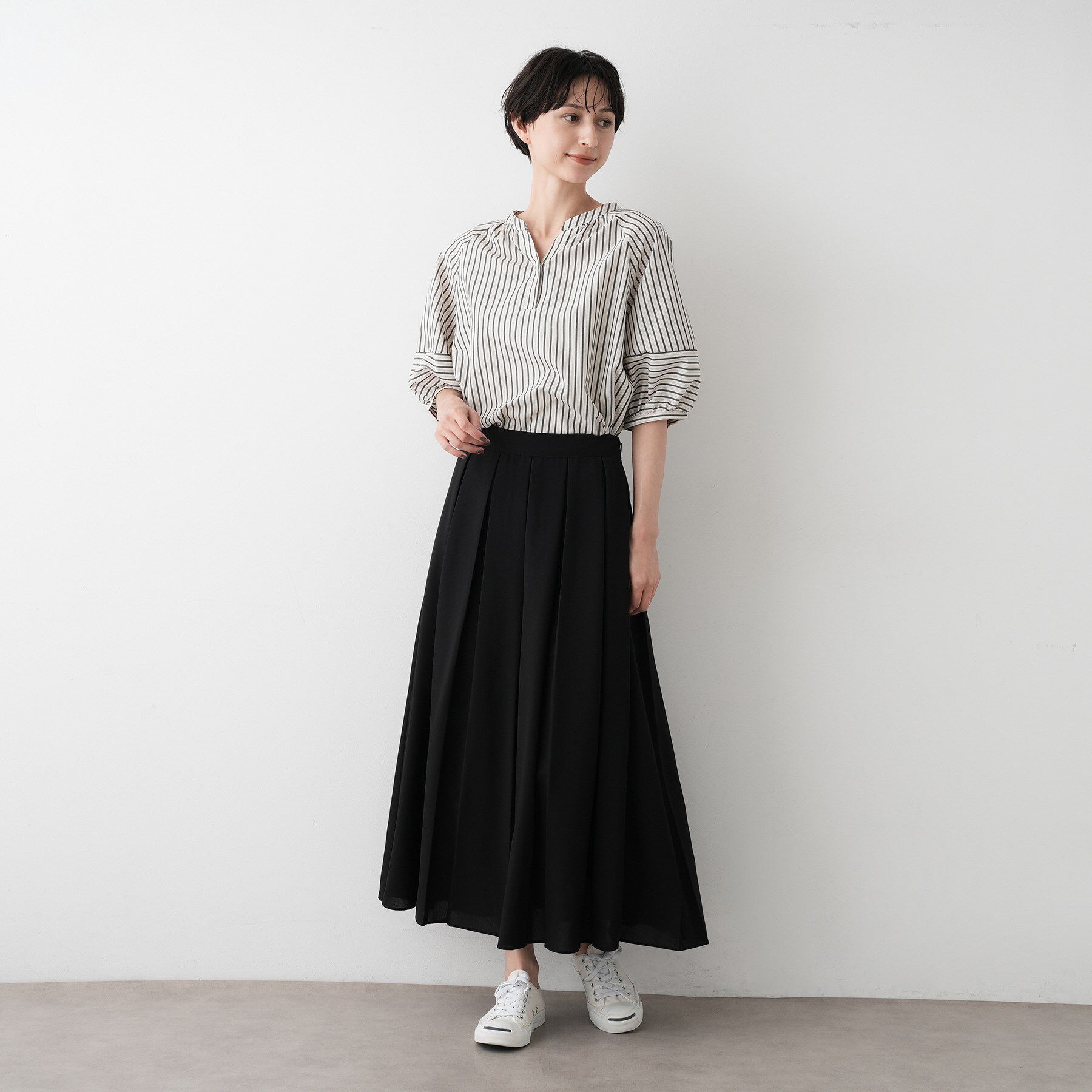Dessin「【洗える】ボックスプリーツスカート」|スカート|
